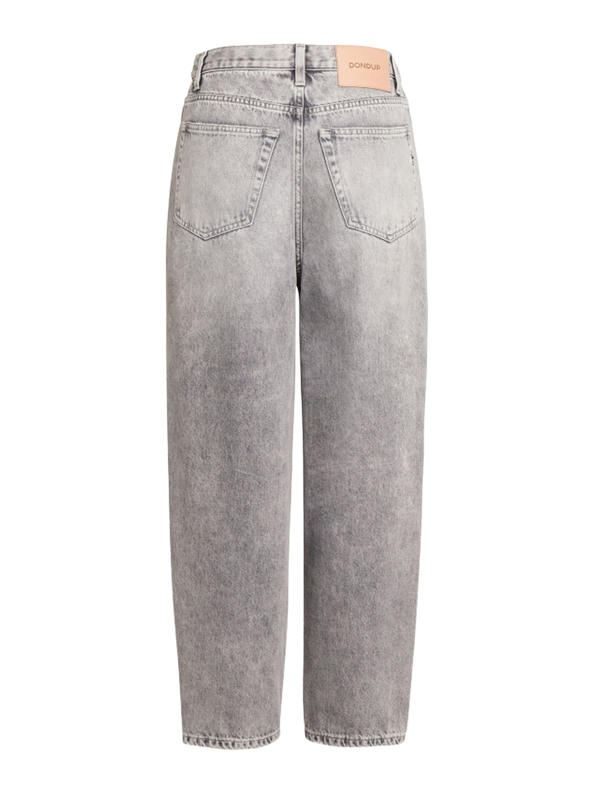 Dondup Jeans Bessie loose in denim fisso Grigio