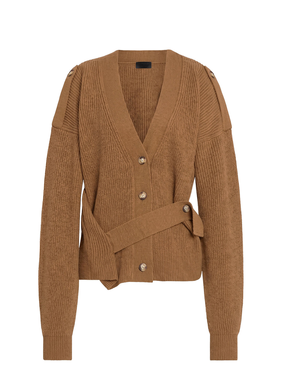 Dondup Cardigan regular in costa inglese Marrone