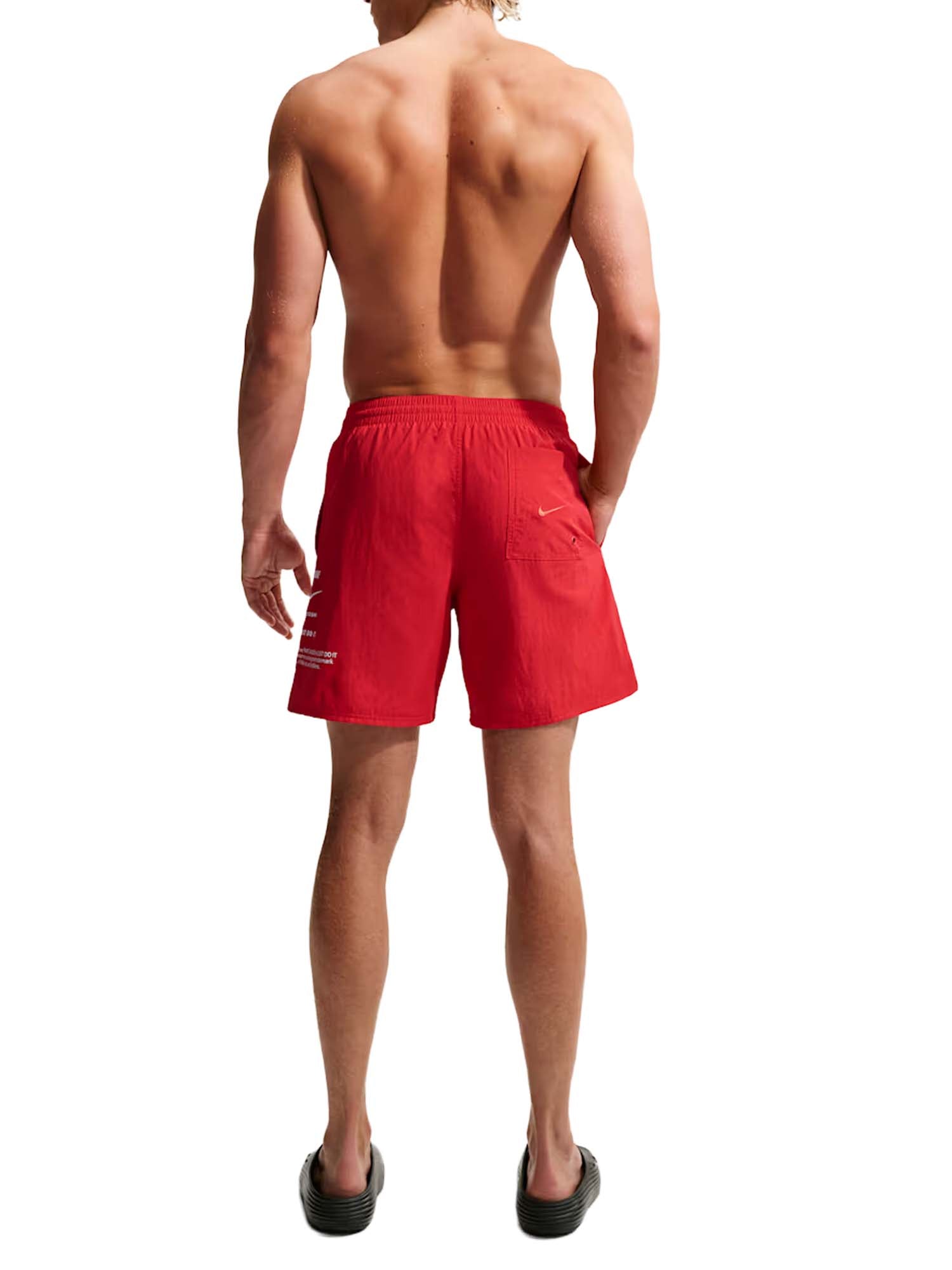 "Nike Volley Shorts 7" Brief-Lined da uomo Rosso"