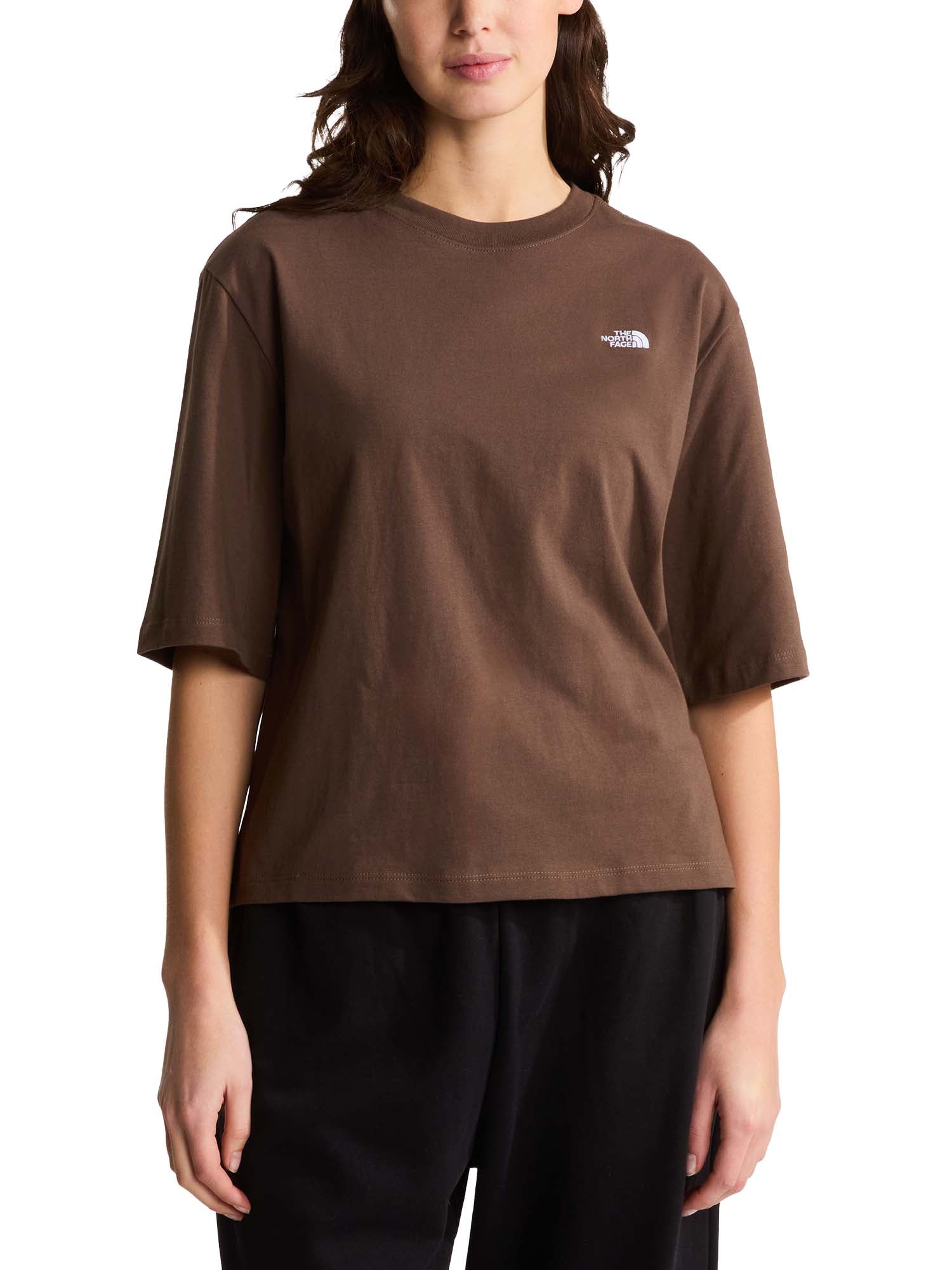The North Face T-shirt TNF™ Essential Simple Dome Boxy Relaxed da donna Marrone