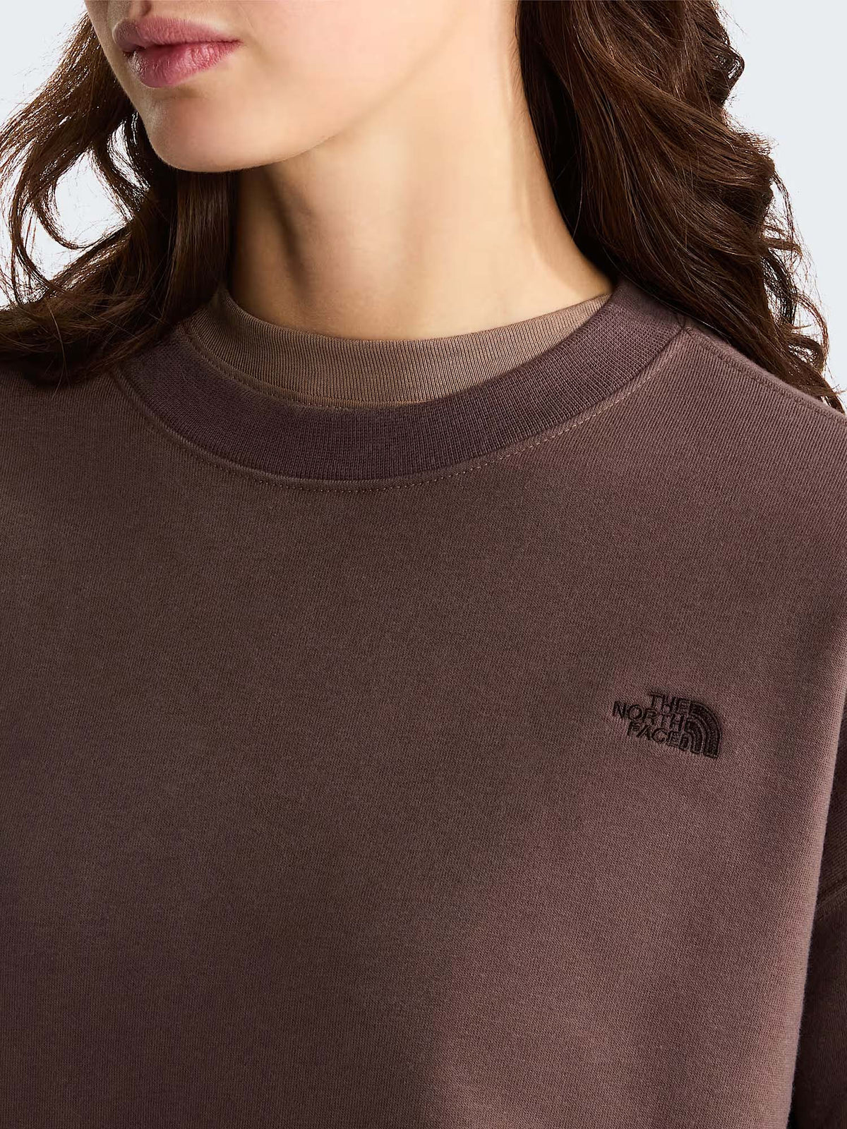 The North Face Felpa oversize TNF™ Essential Simple Dome Boxy da donna Marrone