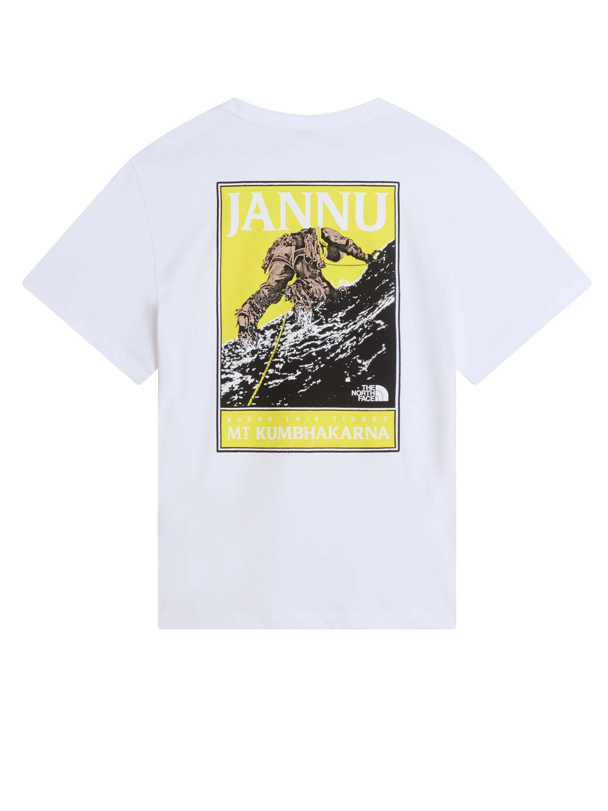 The North Face T-Shirt A Maniche Corte Jannu Relax Bianco