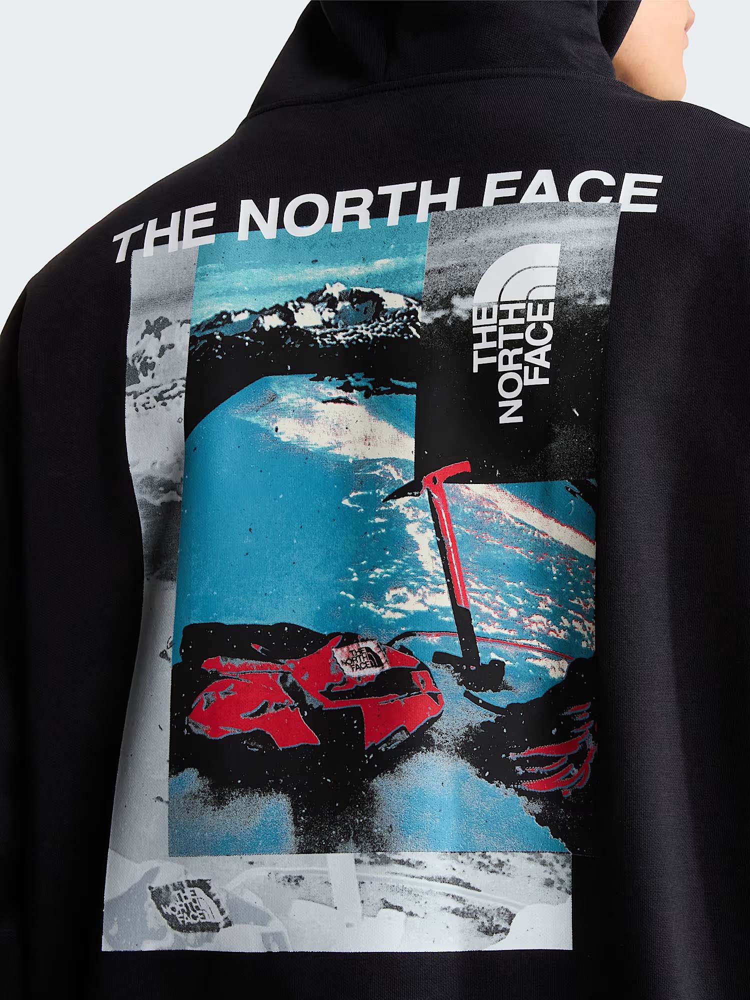 The North Face Felpa con cappuccio Apex ’75 Collage Relaxed da uomo Nero