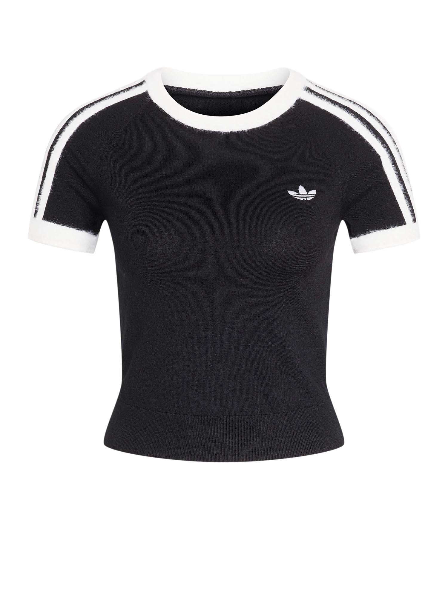 Adidas T-Shirt In Maglia Nero