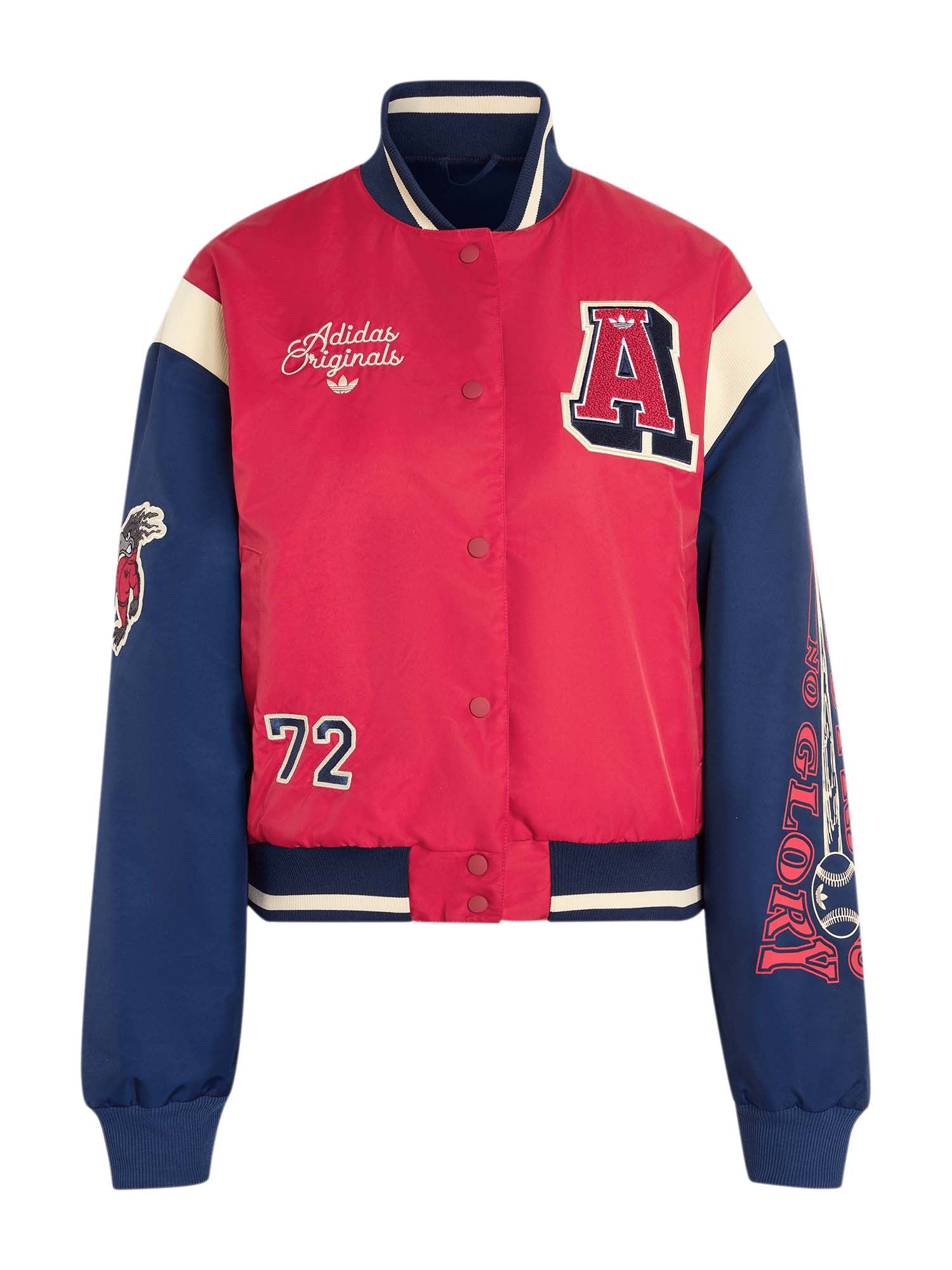 Adidas Giacca Bomber con Badges Multicolore