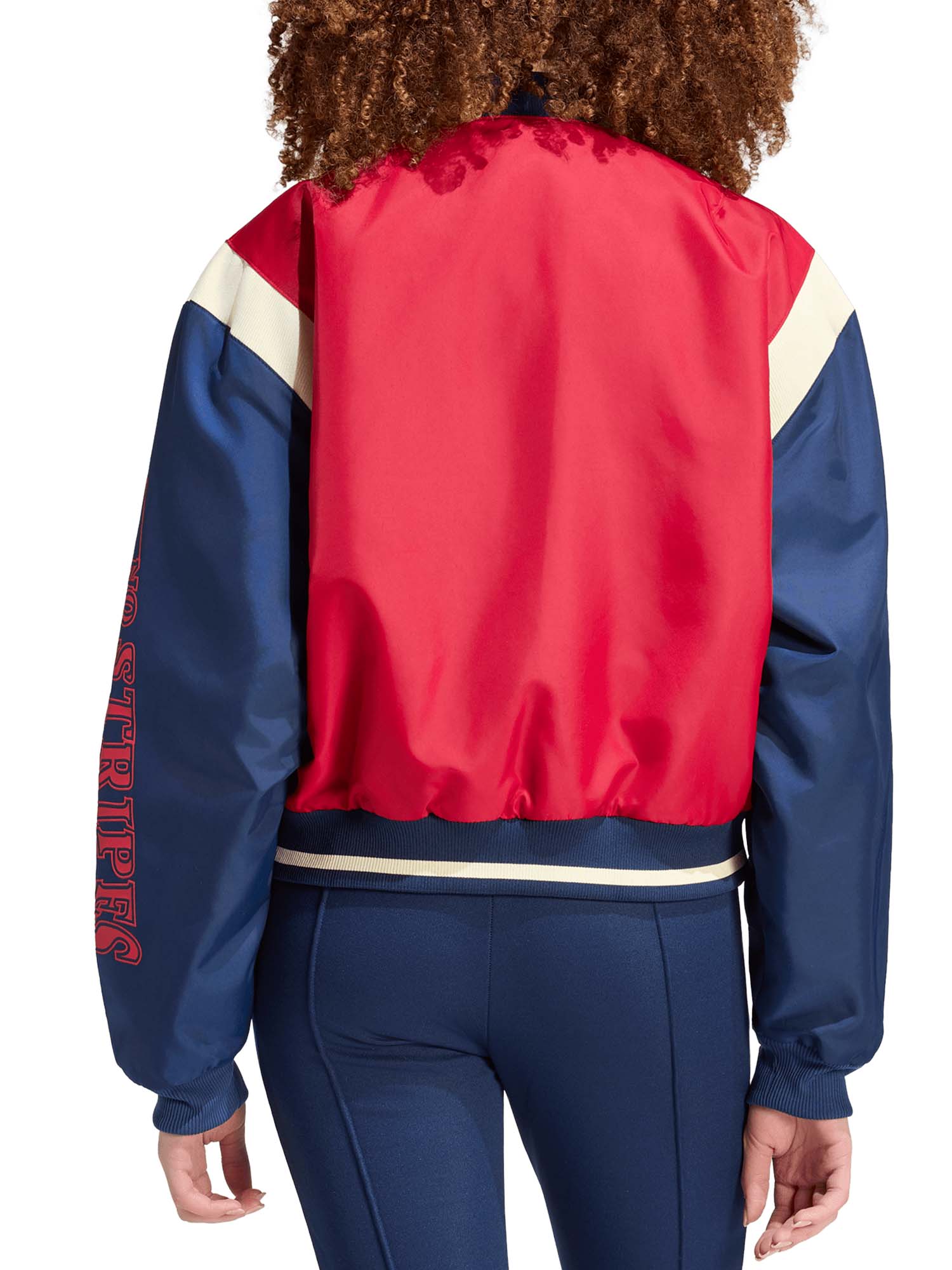 Adidas Giacca Bomber con Badges Multicolore