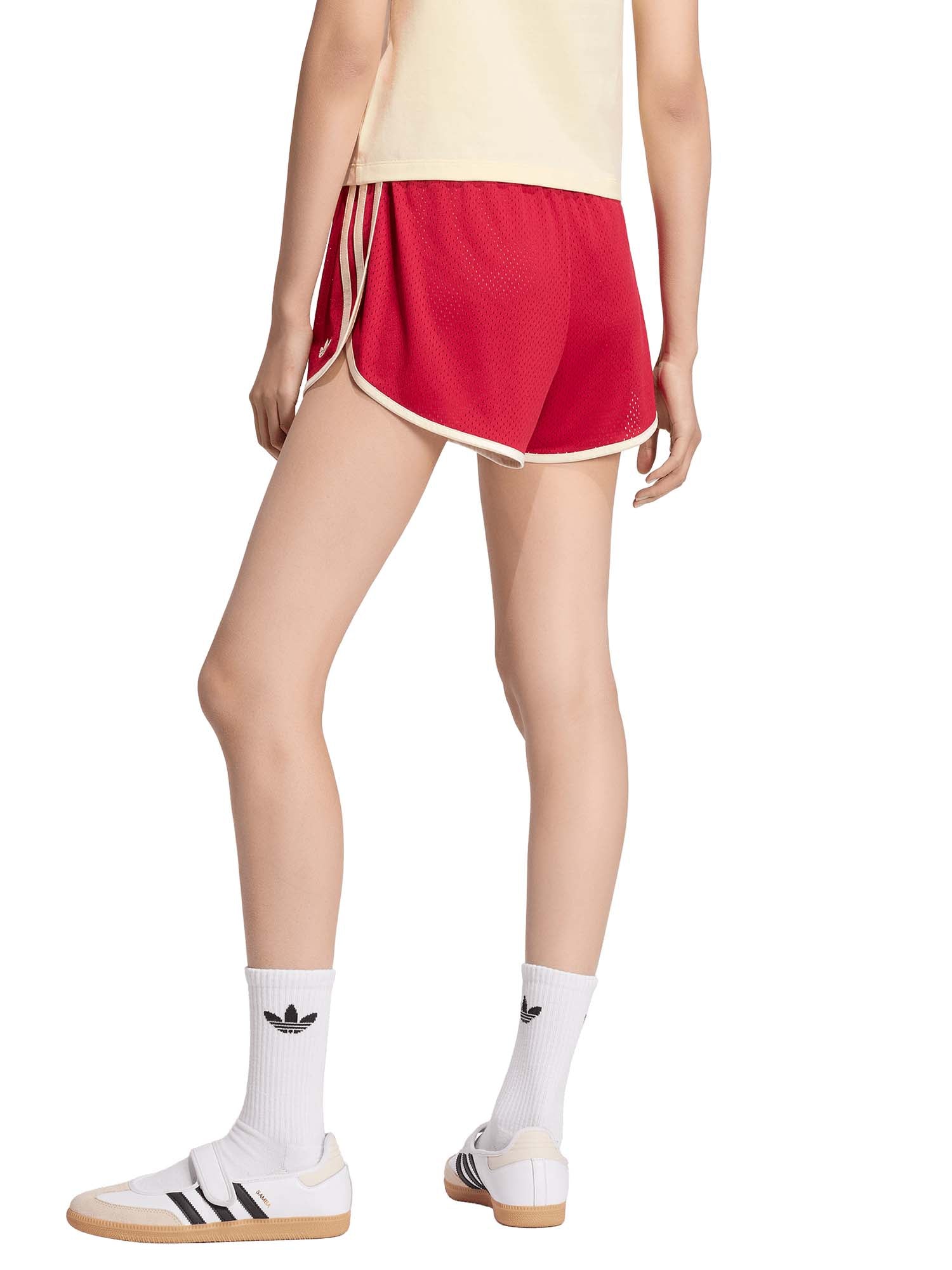 Adidas Short 3S Mesh Sprinter Rosso