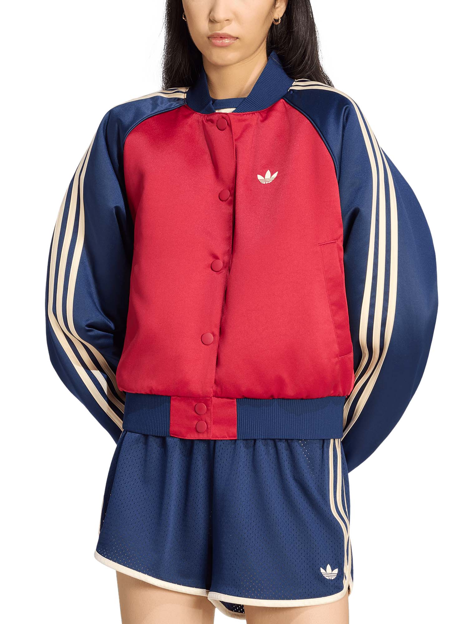 Adidas Giacca Bomber Satin SST Multicolore