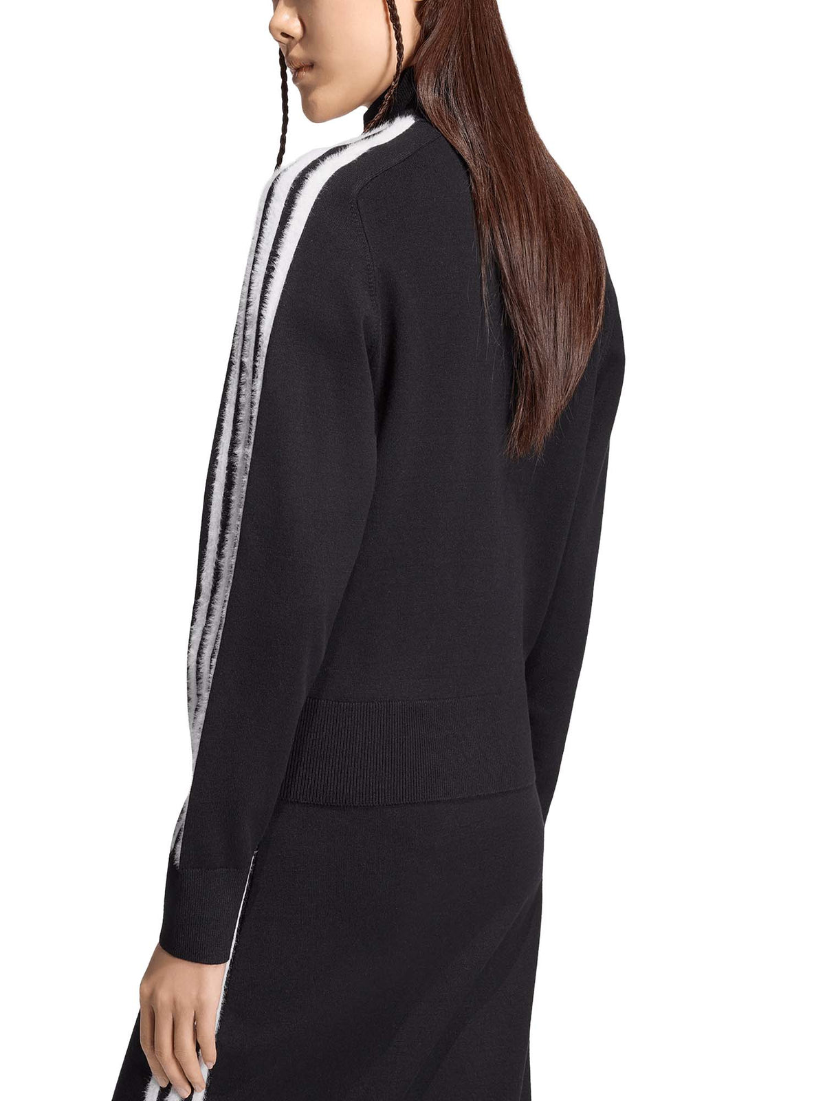 Adidas Top Da Allenamento Firebird in Tessuto Knit Nero