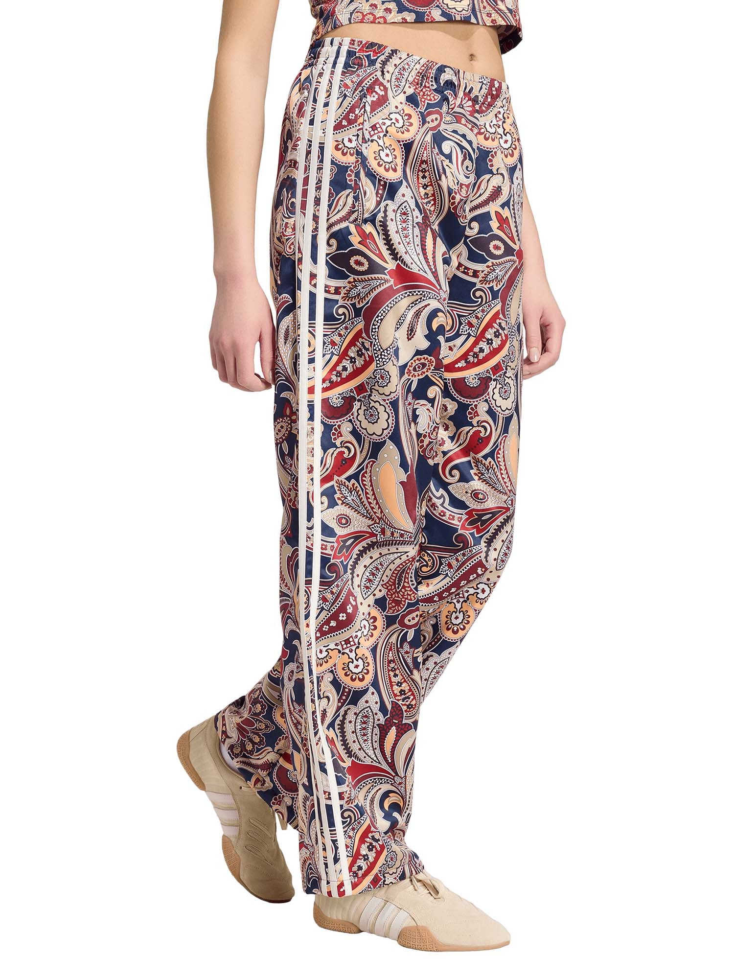 Adidas Pantaloni da Allenamento Adidas Liberty London Firebird In Raso Multicolore