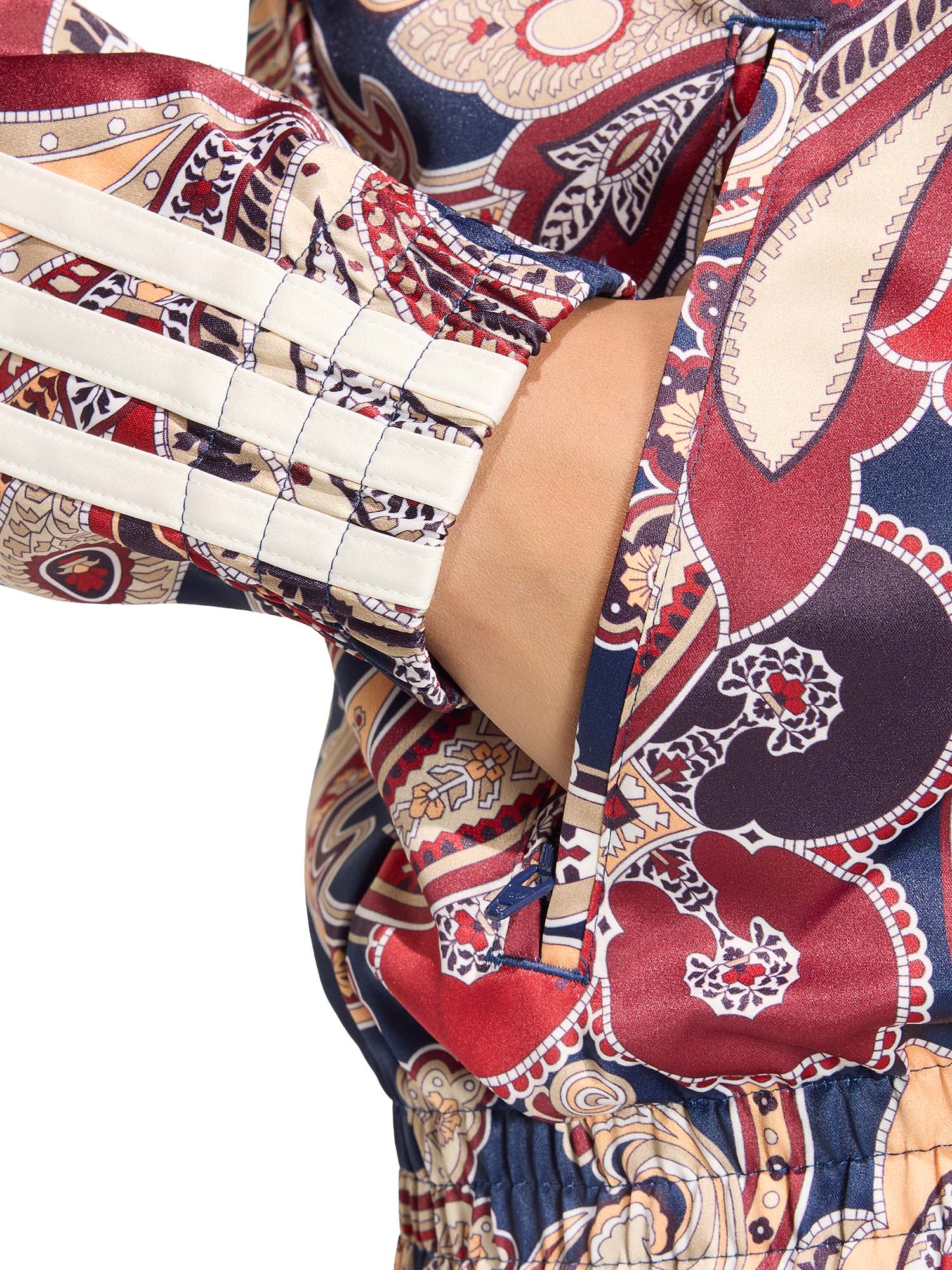 Adidas Giacca da allenamento adidas Liberty London Firebird in Raso Multicolore