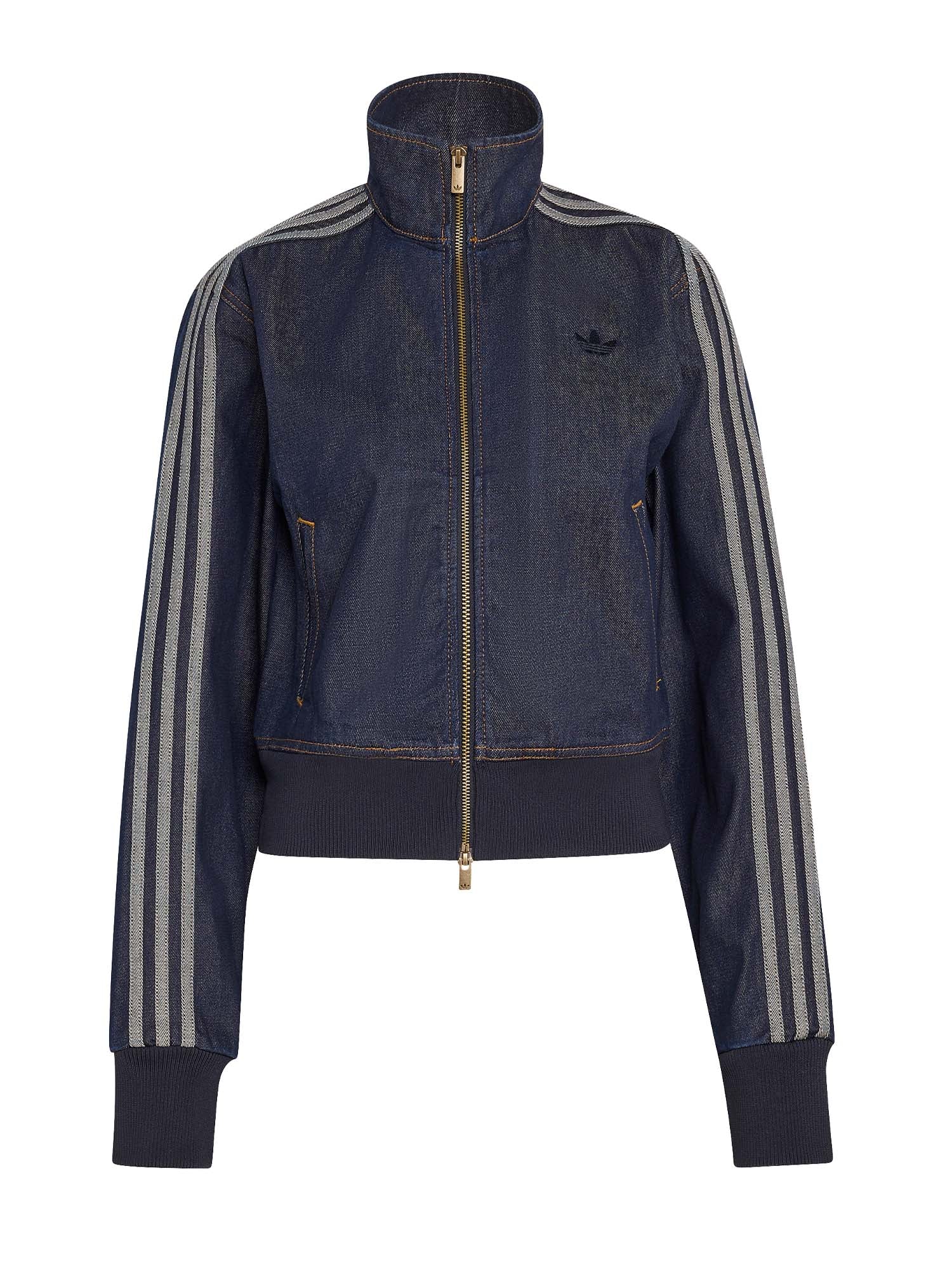 Adidas Track Top in denim Firebird Blu