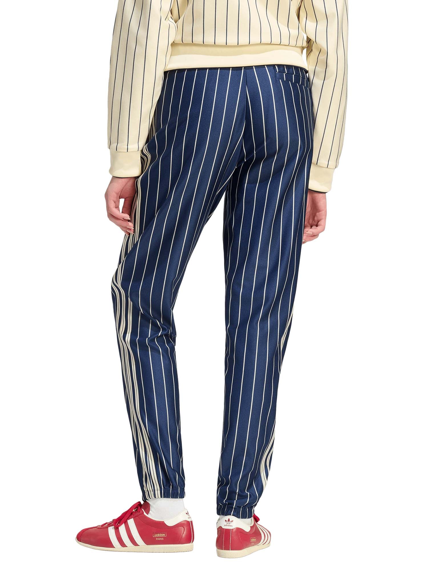 Adidas Pantaloni Da Allenamento Firebird Con Motivo Gessato Blu