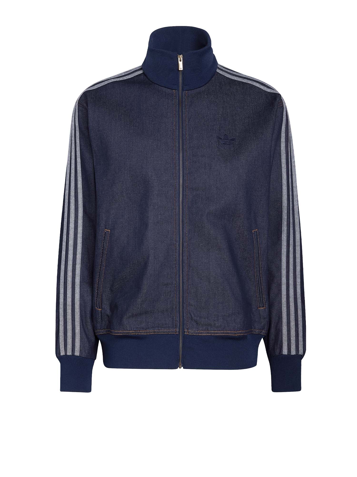 Adidas Giacca Da Allenamento Firebird Adicolor Raw Denim Blu