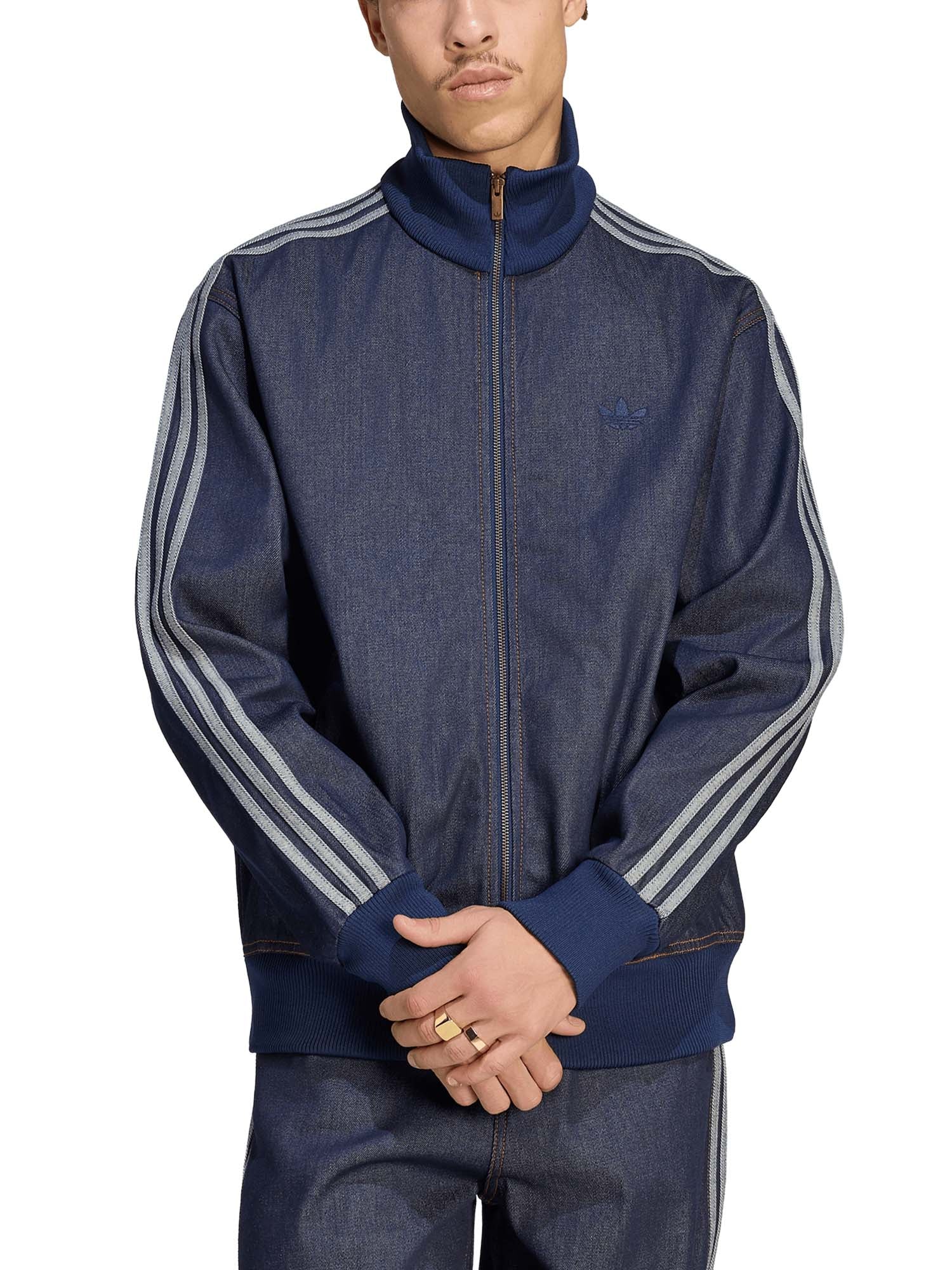 Adidas Giacca Da Allenamento Firebird Adicolor Raw Denim Blu