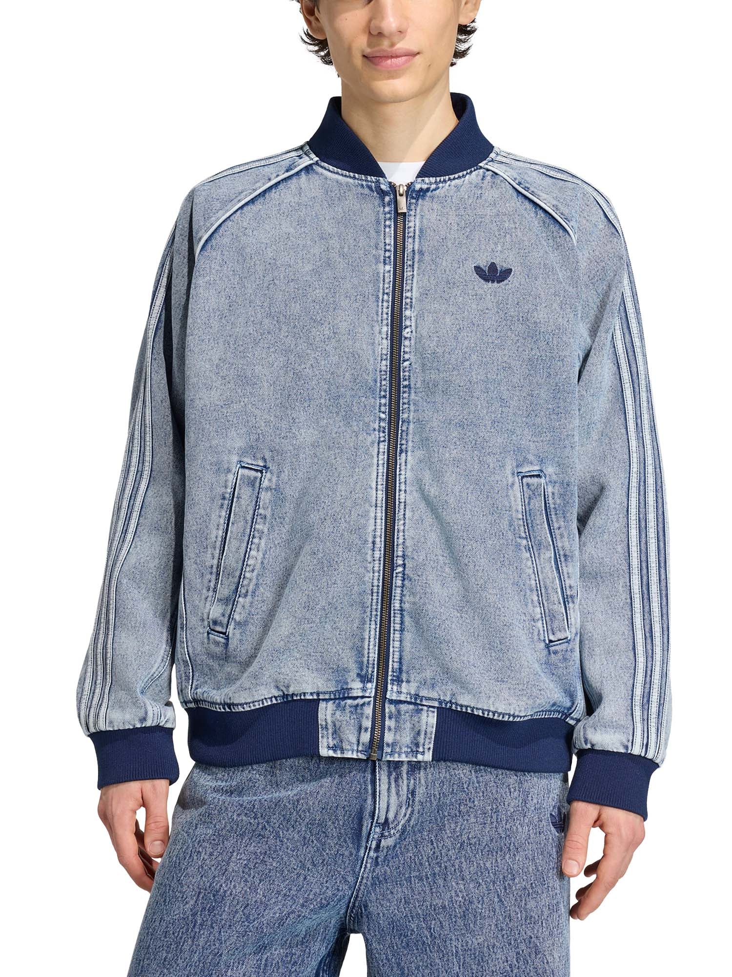 Adidas Giacca da allenamento Adicolor Classics SST in denim Azzurro