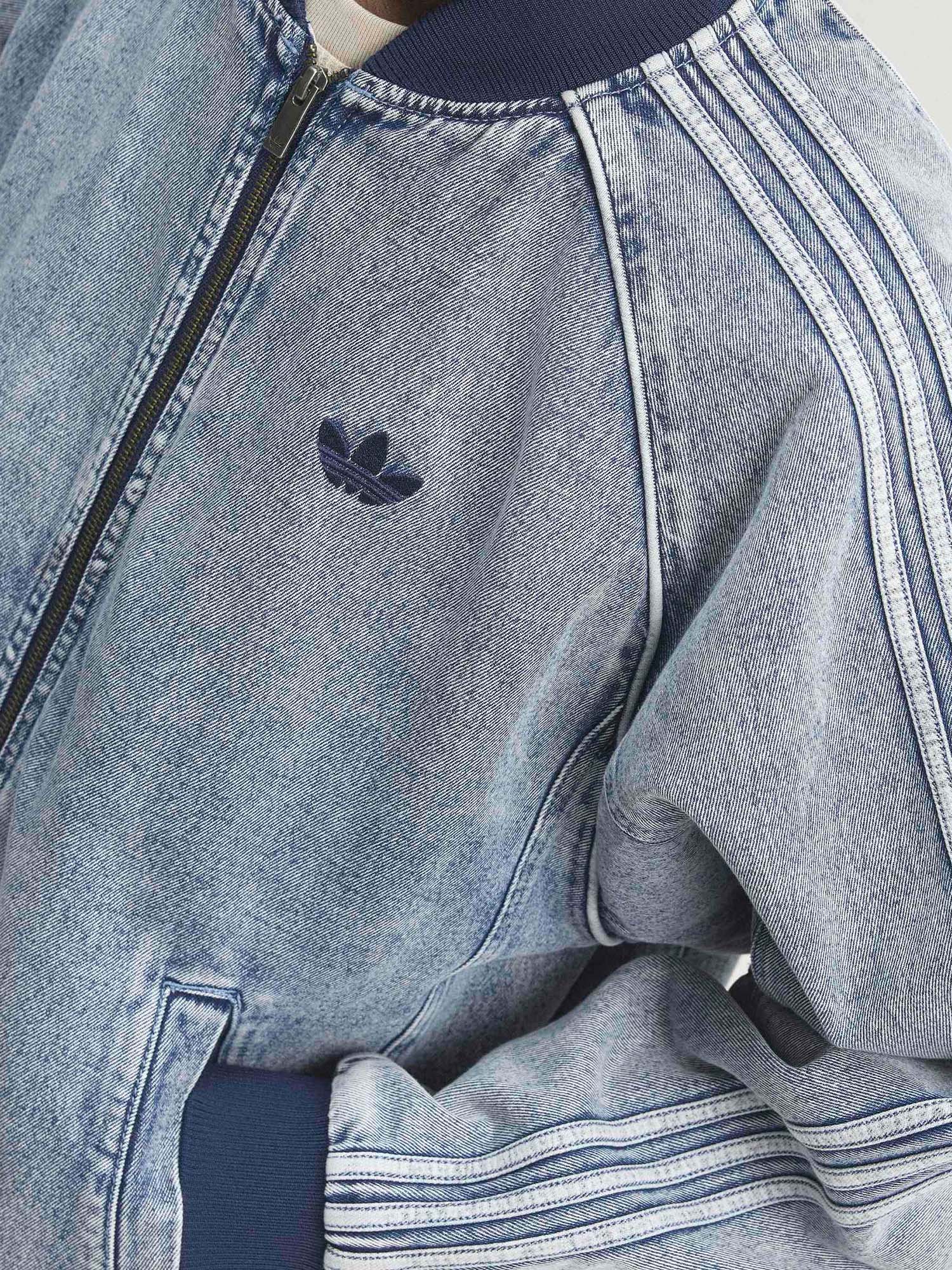 Adidas Giacca da allenamento Adicolor Classics SST in denim Azzurro