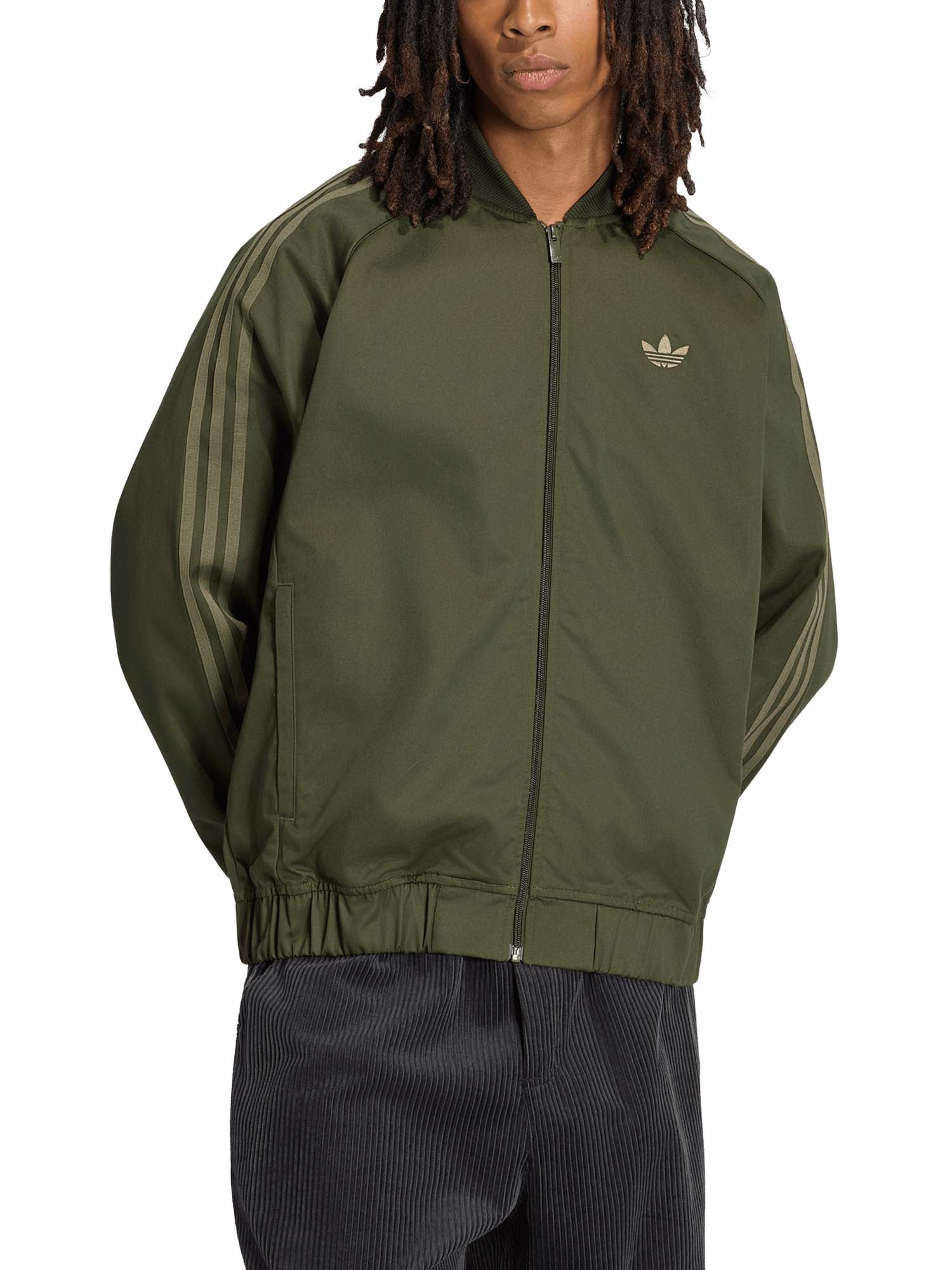 Adidas Giacca da allenamento Adicolor Classics SST in twill di cotone Verde