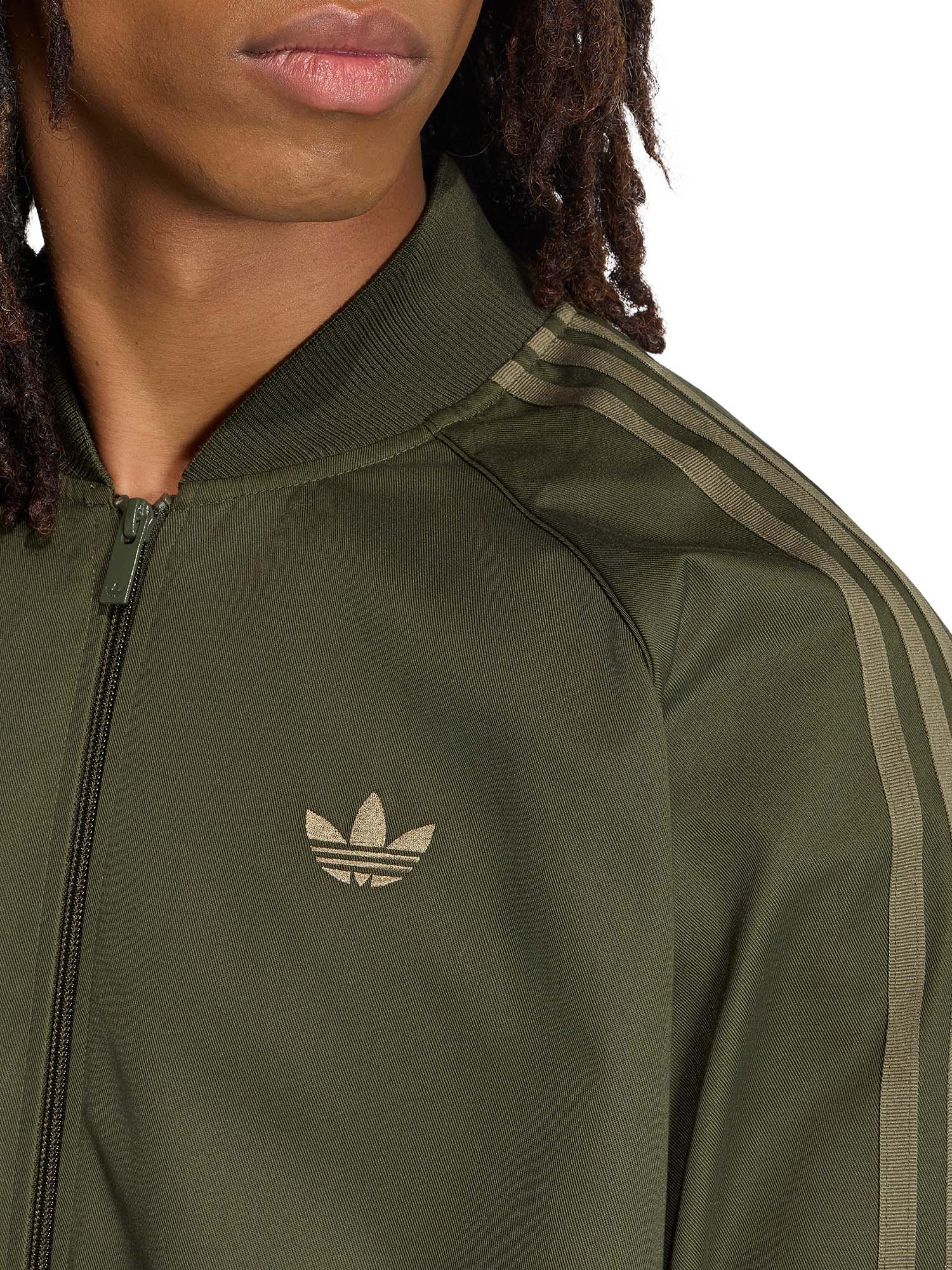 Adidas Giacca da allenamento Adicolor Classics SST in twill di cotone Verde