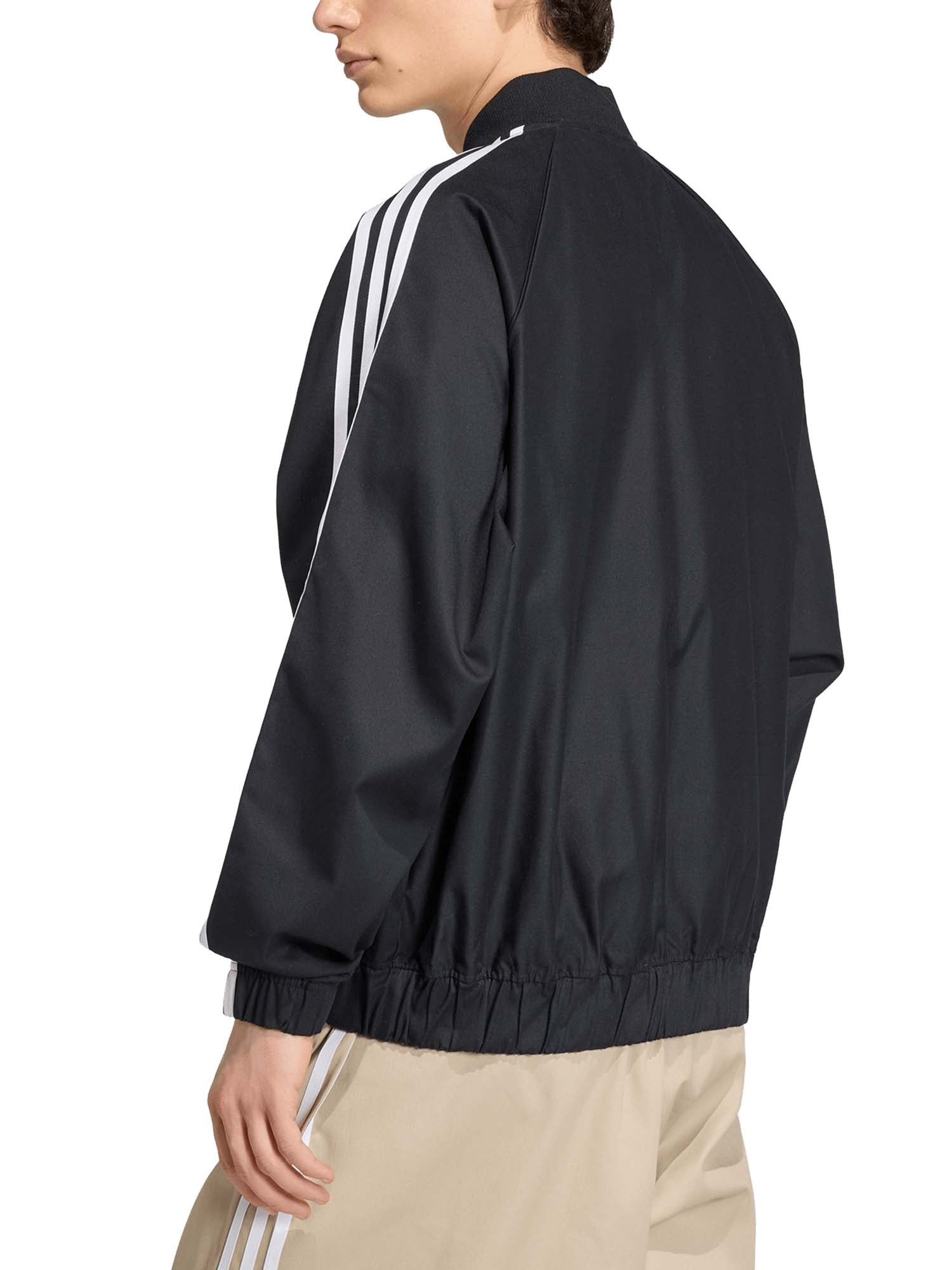 Adidas Giacca da Allenamento in Twill di Cotone Sst Adicolor Classics Nero