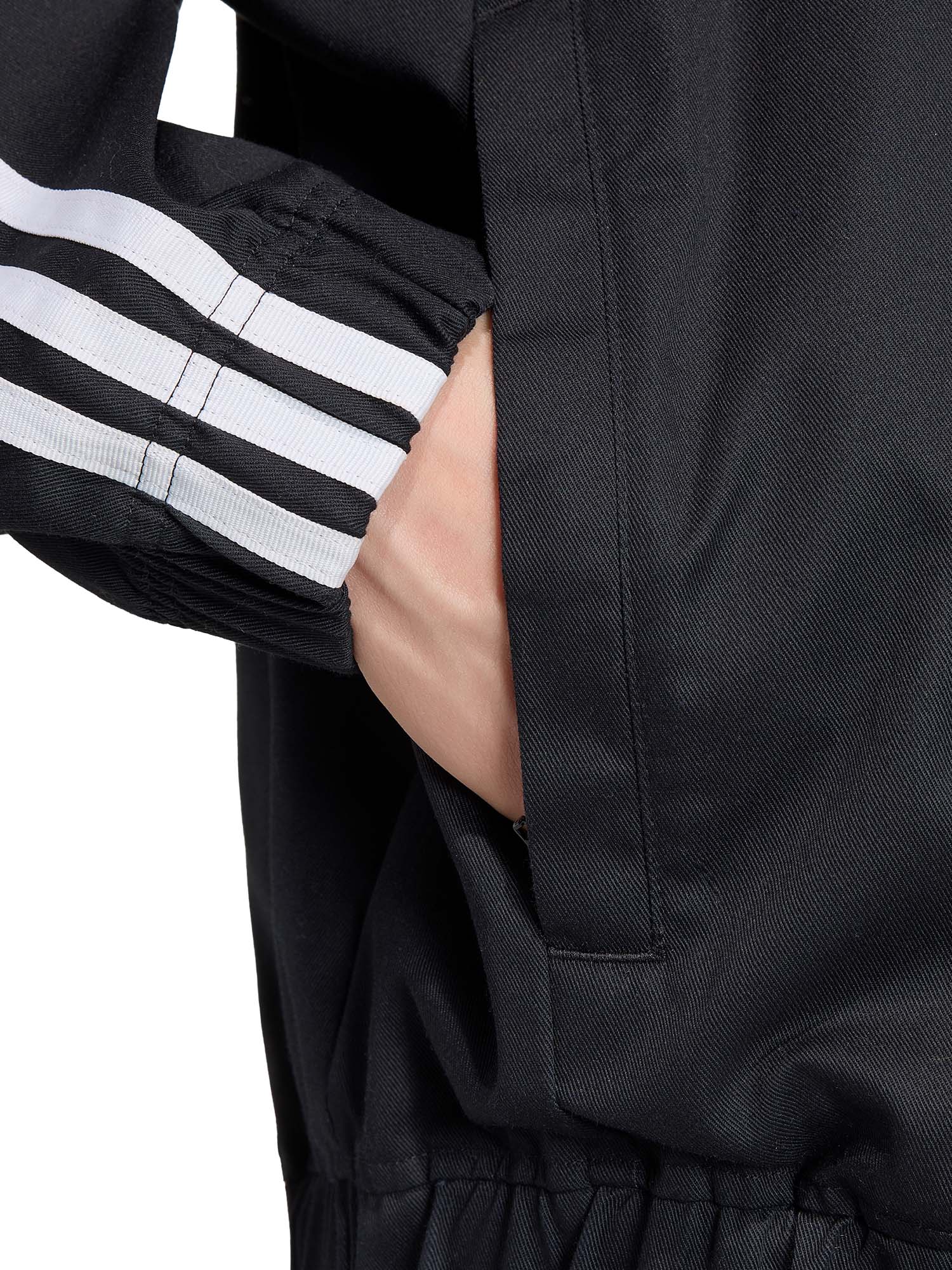 Adidas Giacca da Allenamento in Twill di Cotone Sst Adicolor Classics Nero