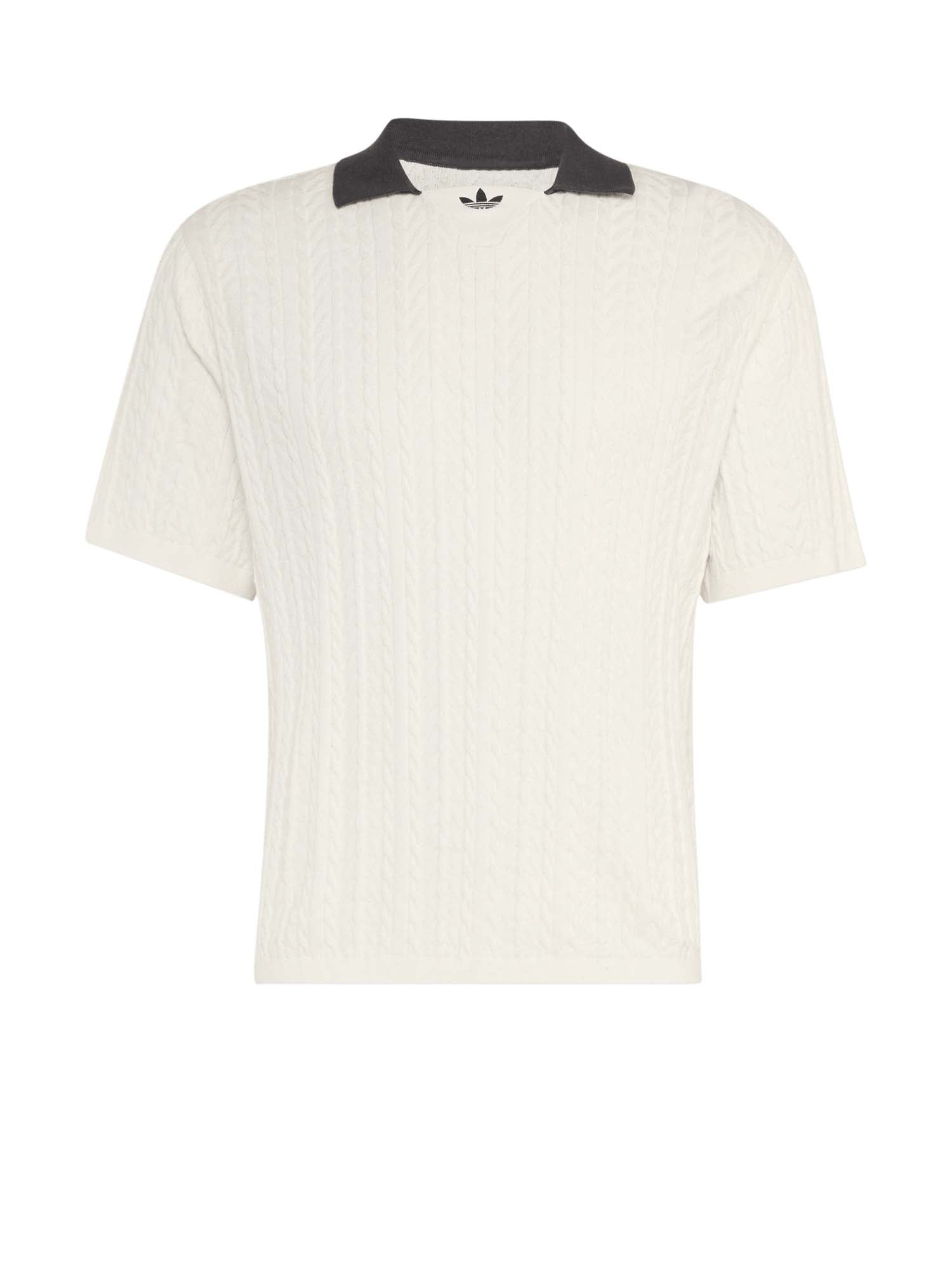 Adidas Maglia Cable Knit Football Bianco