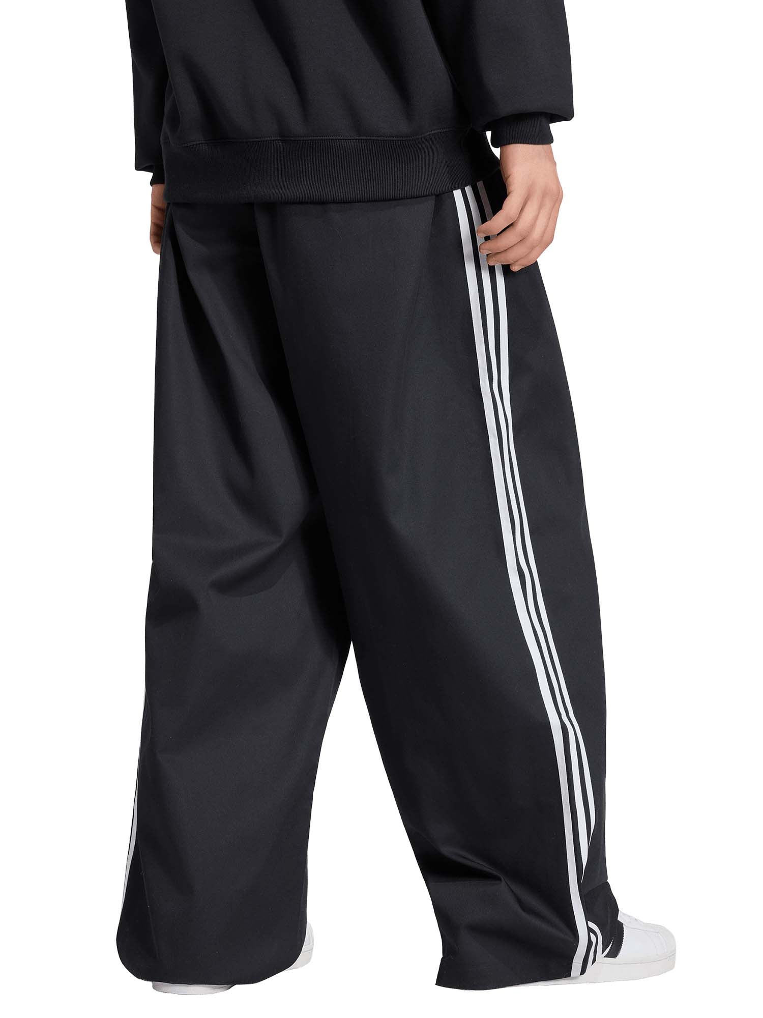 Adidas Pantaloni adicolor in cotone di twill Nero