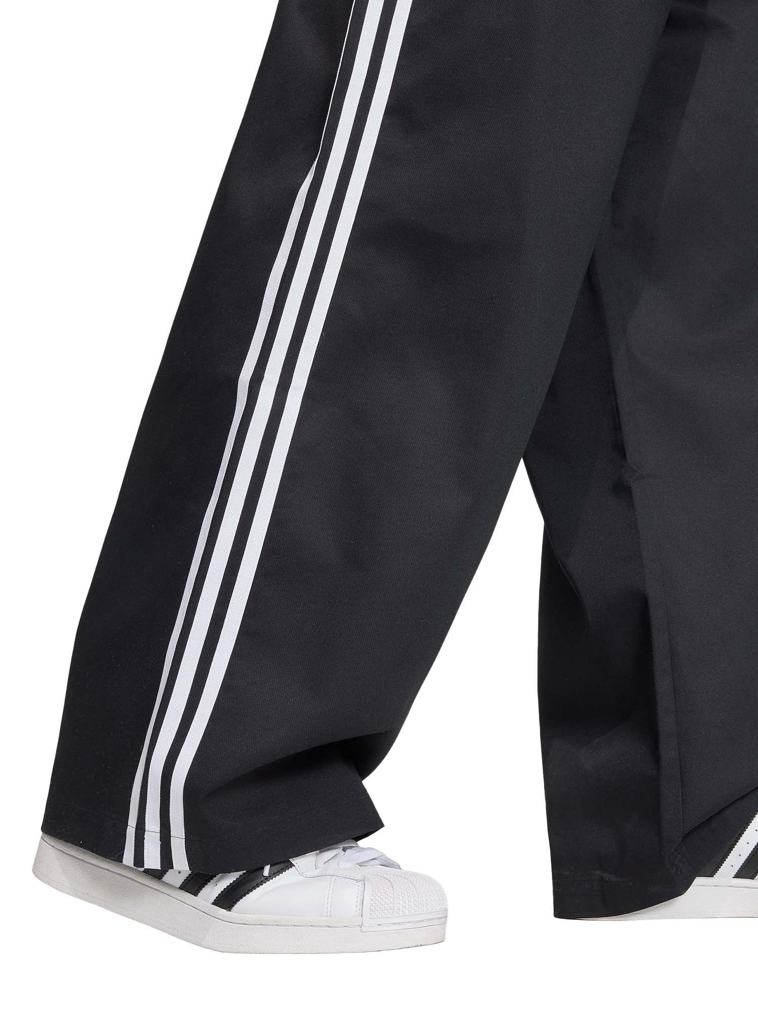 Adidas Pantaloni adicolor in cotone di twill Nero
