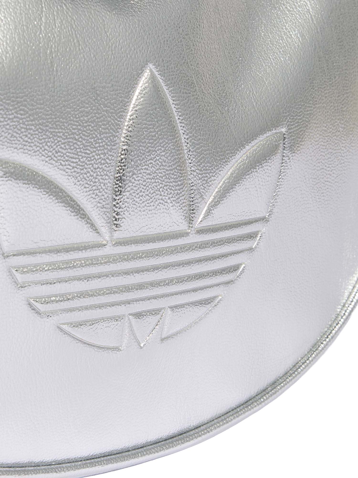Adidas Borsa a mezzaluna ADICOLOR in PU metallizzato Argento