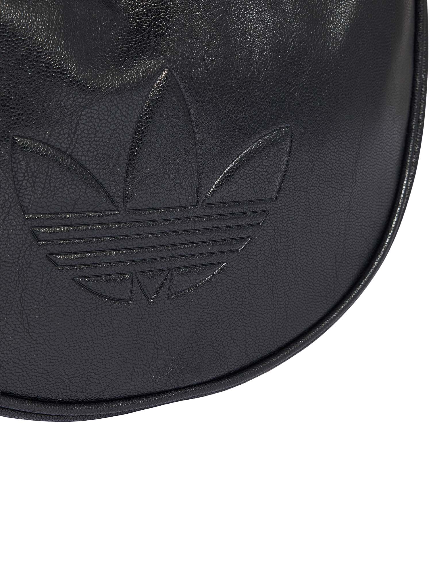 Adidas Borsa a mezzaluna ADICOLOR in PU metallizzato Nero