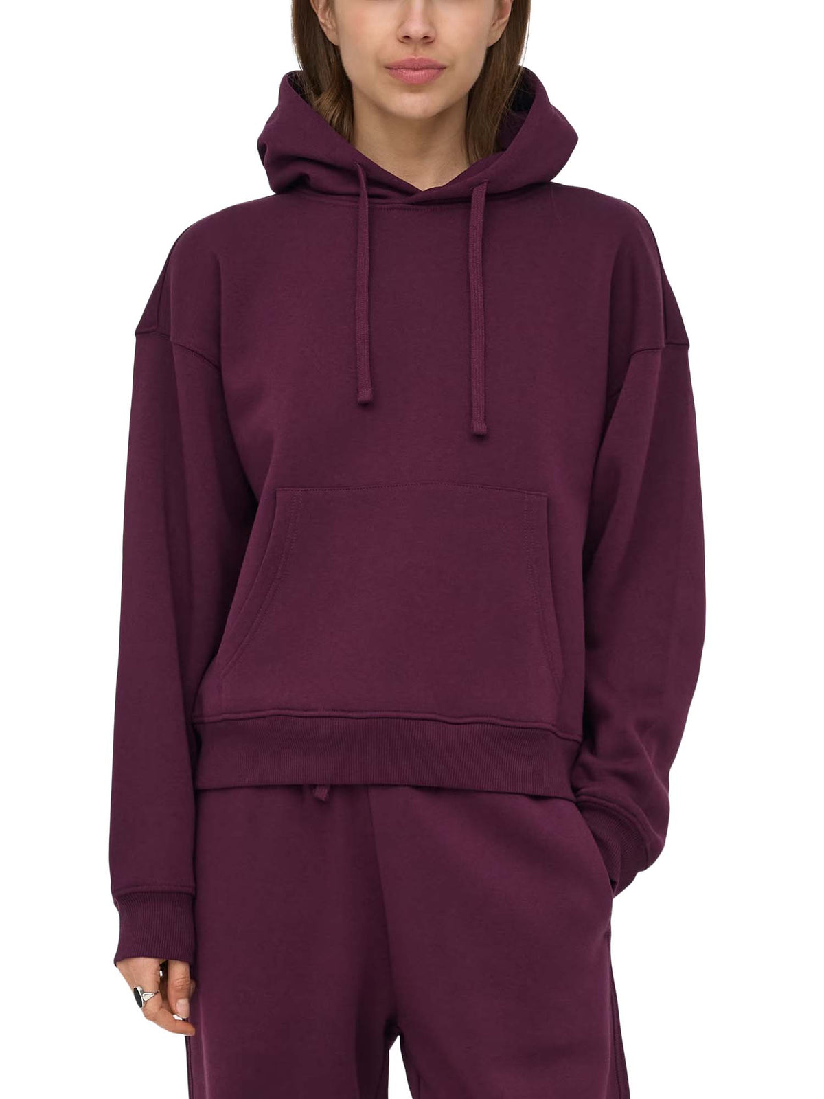 Only ONLBEST Felpa Bordeaux