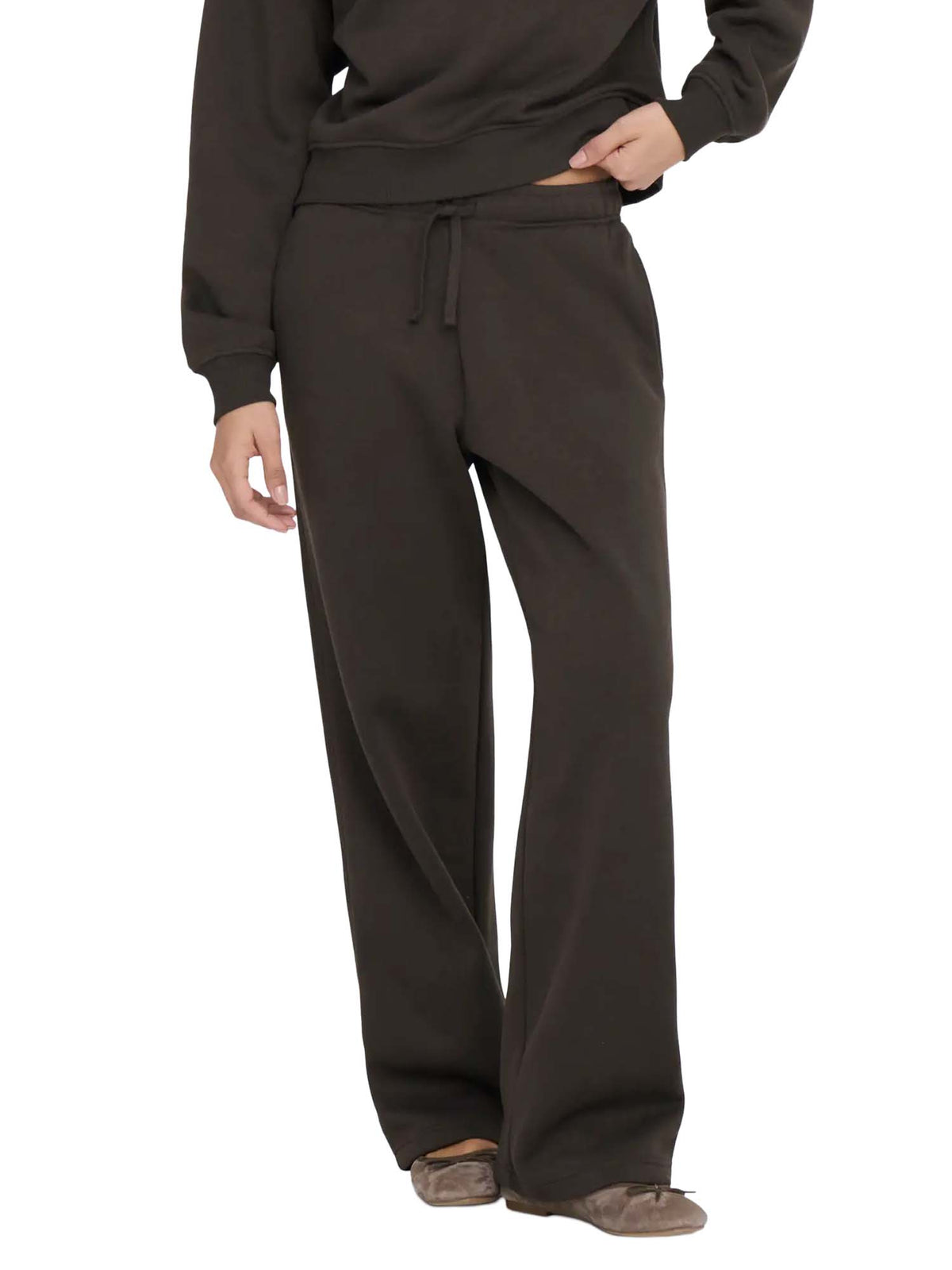 Only Onlbest Straight Pant Swt Marrone