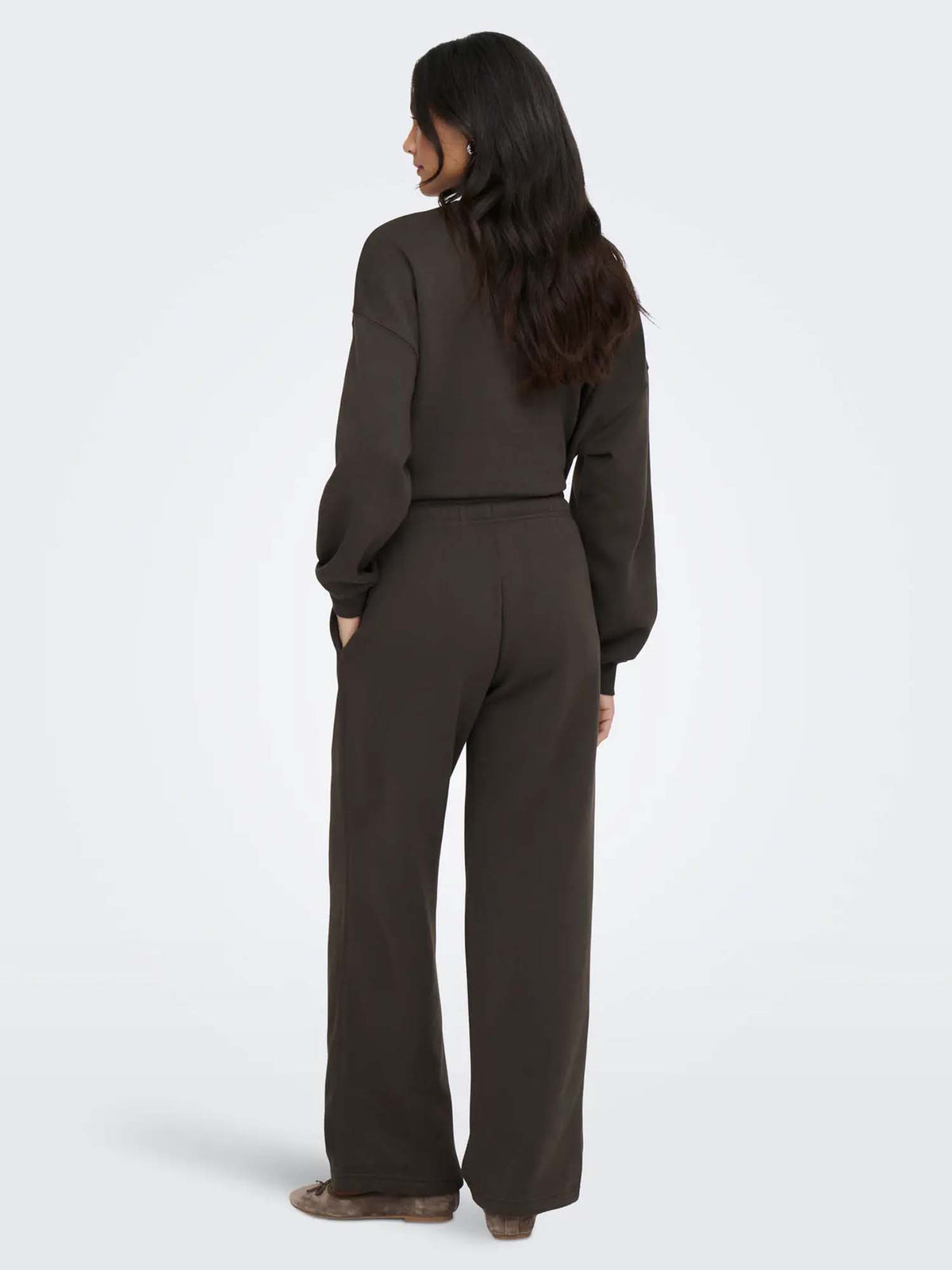 Only Onlbest Straight Pant Swt Marrone