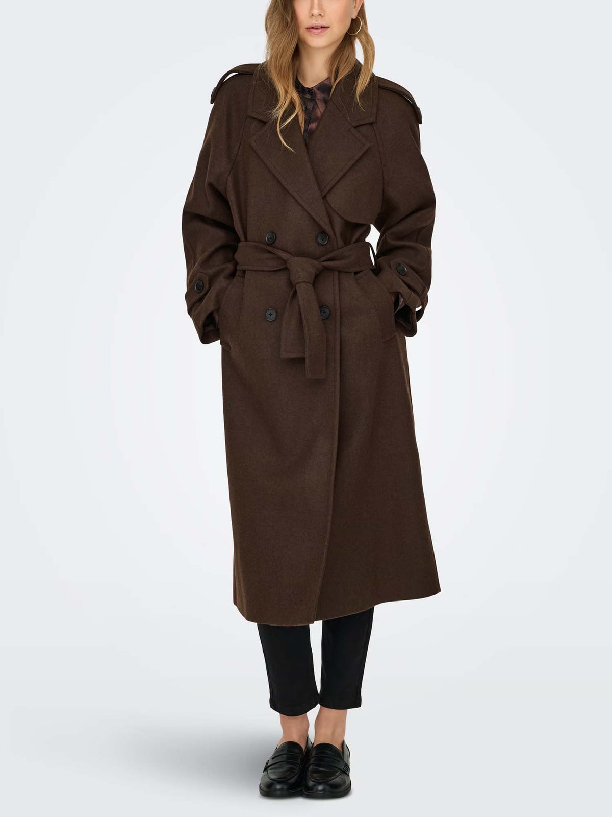 Only ONLDEAR-TRILLION Cappotto Marrone