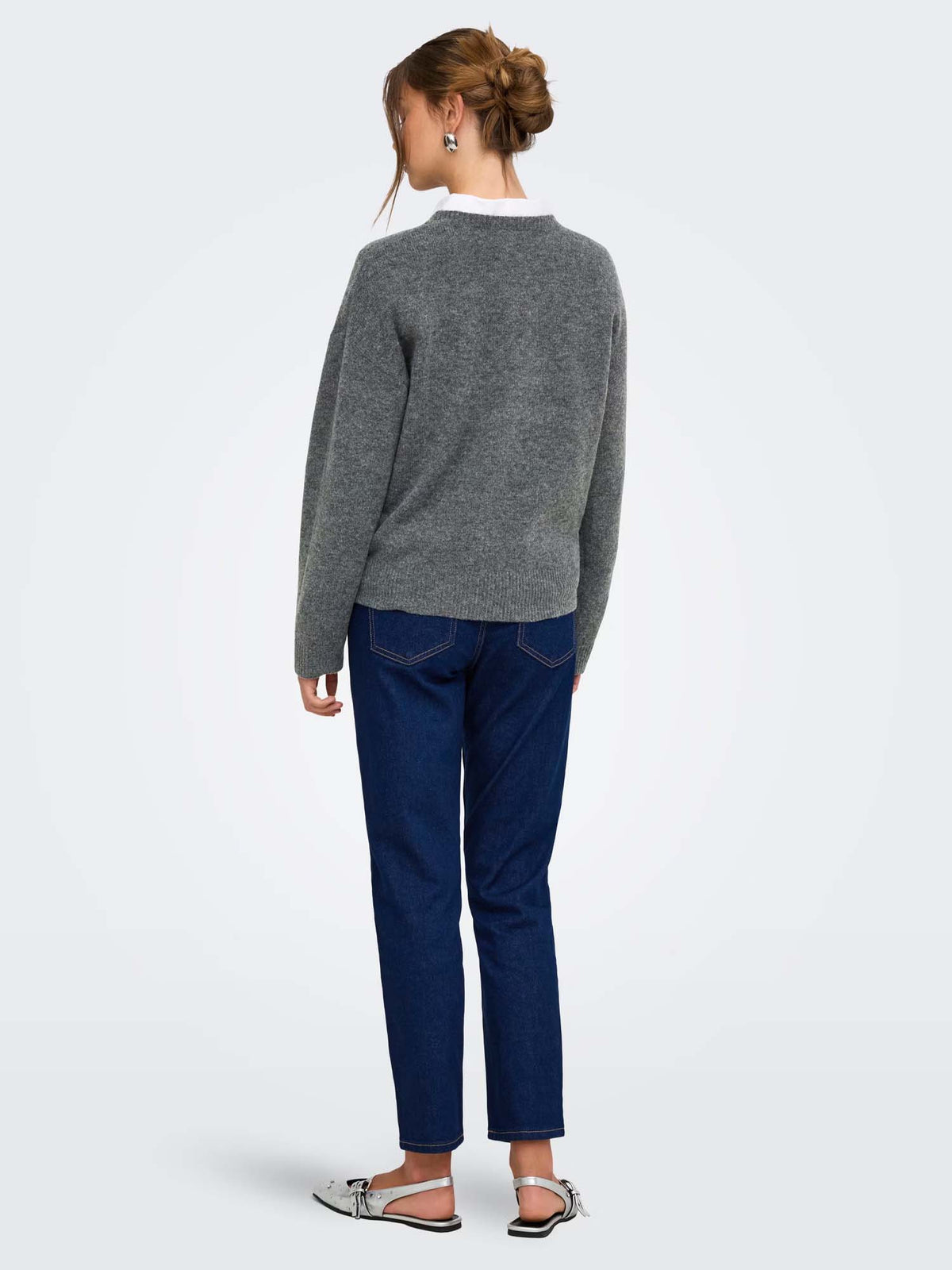 Only ONLOLIVIA Pullover Grigio