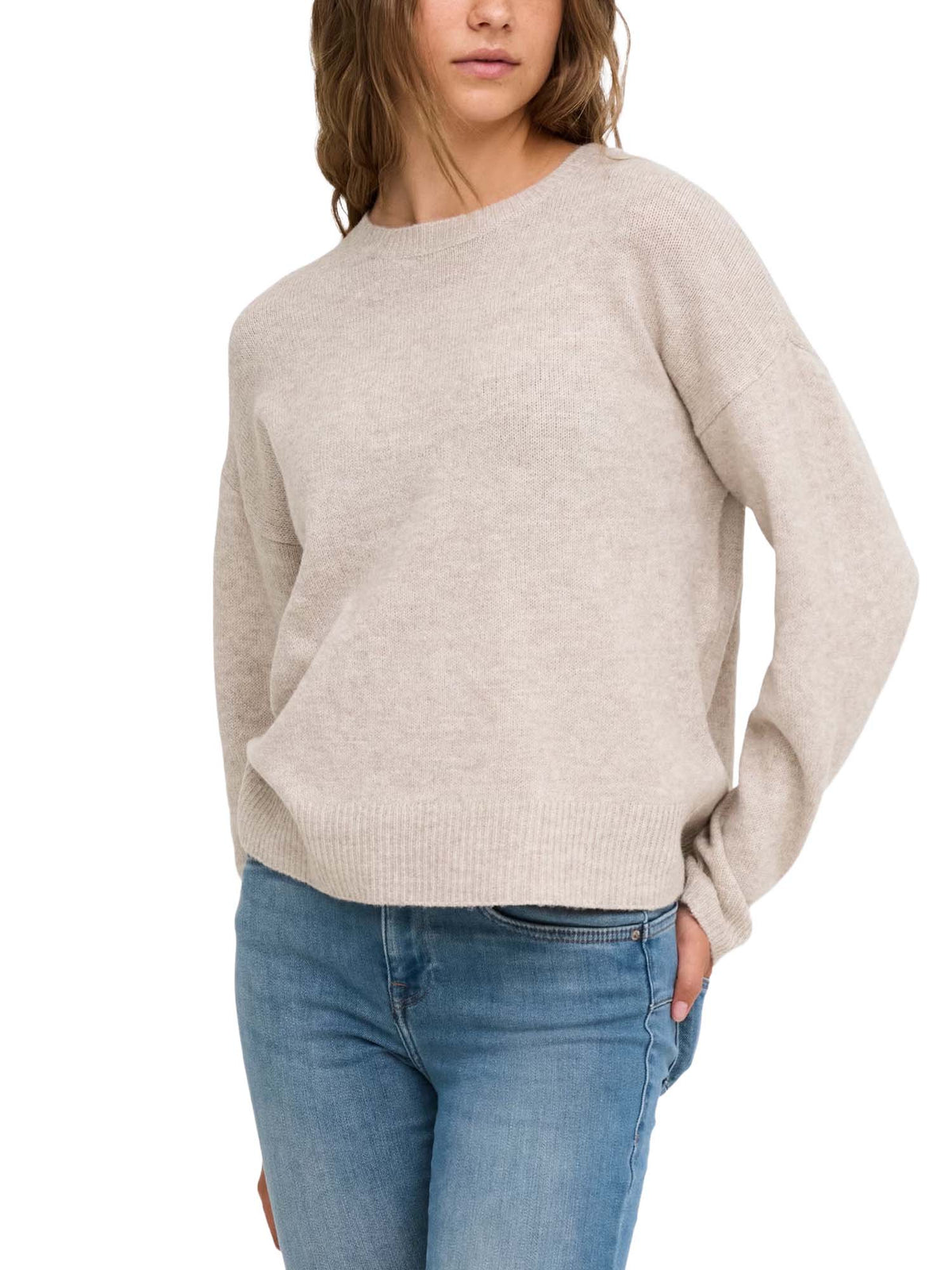 Only ONLOLIVIA Pullover Beige