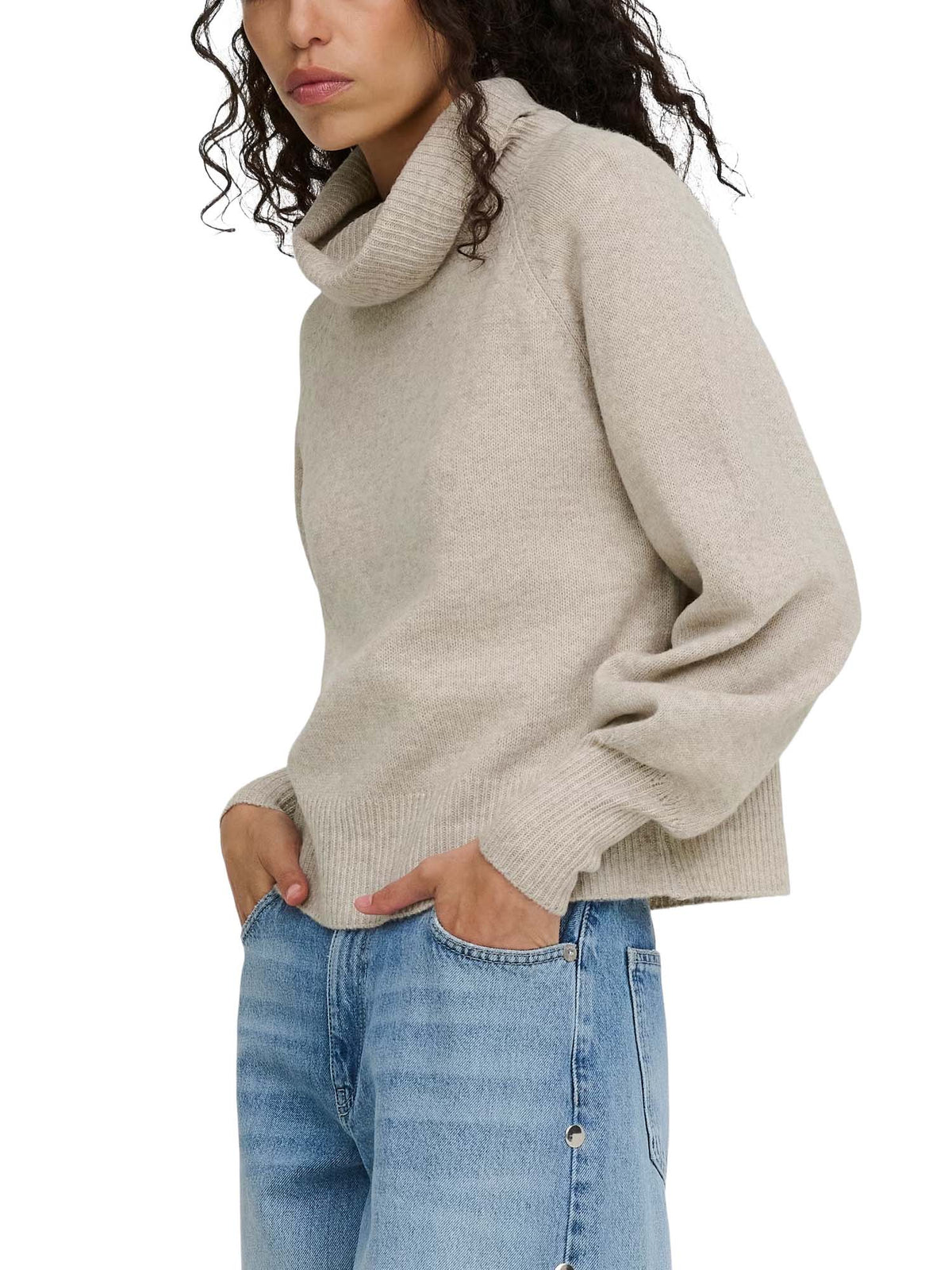 Only ONLOLIVIA Pullover Beige