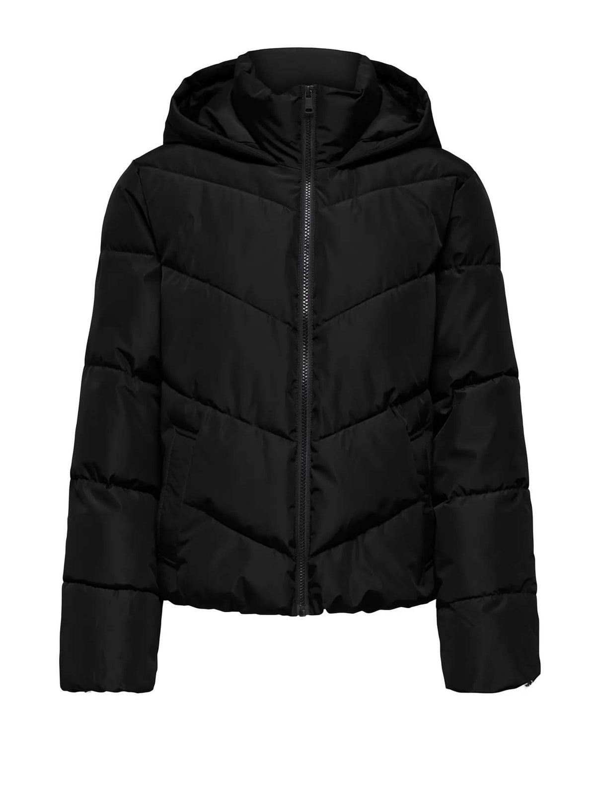 Only ONLCLAIR Puffer Hood Jacket CC OTW Nero