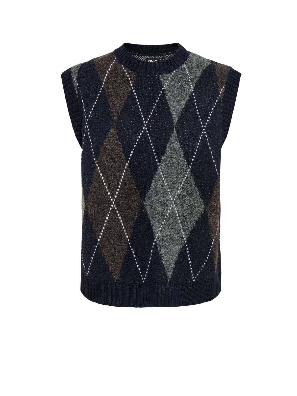Only ONLRHOMBUS Gilet Blu