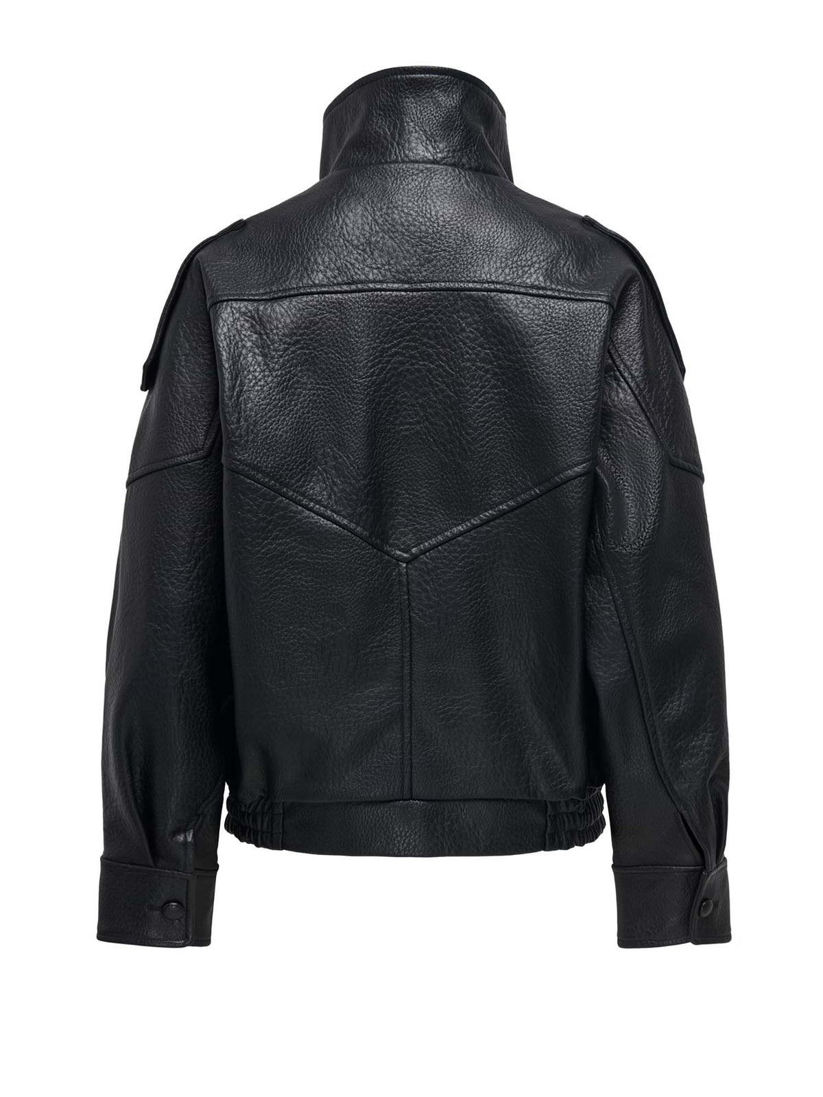 Only ONLVANI Giacca in pelle Nero