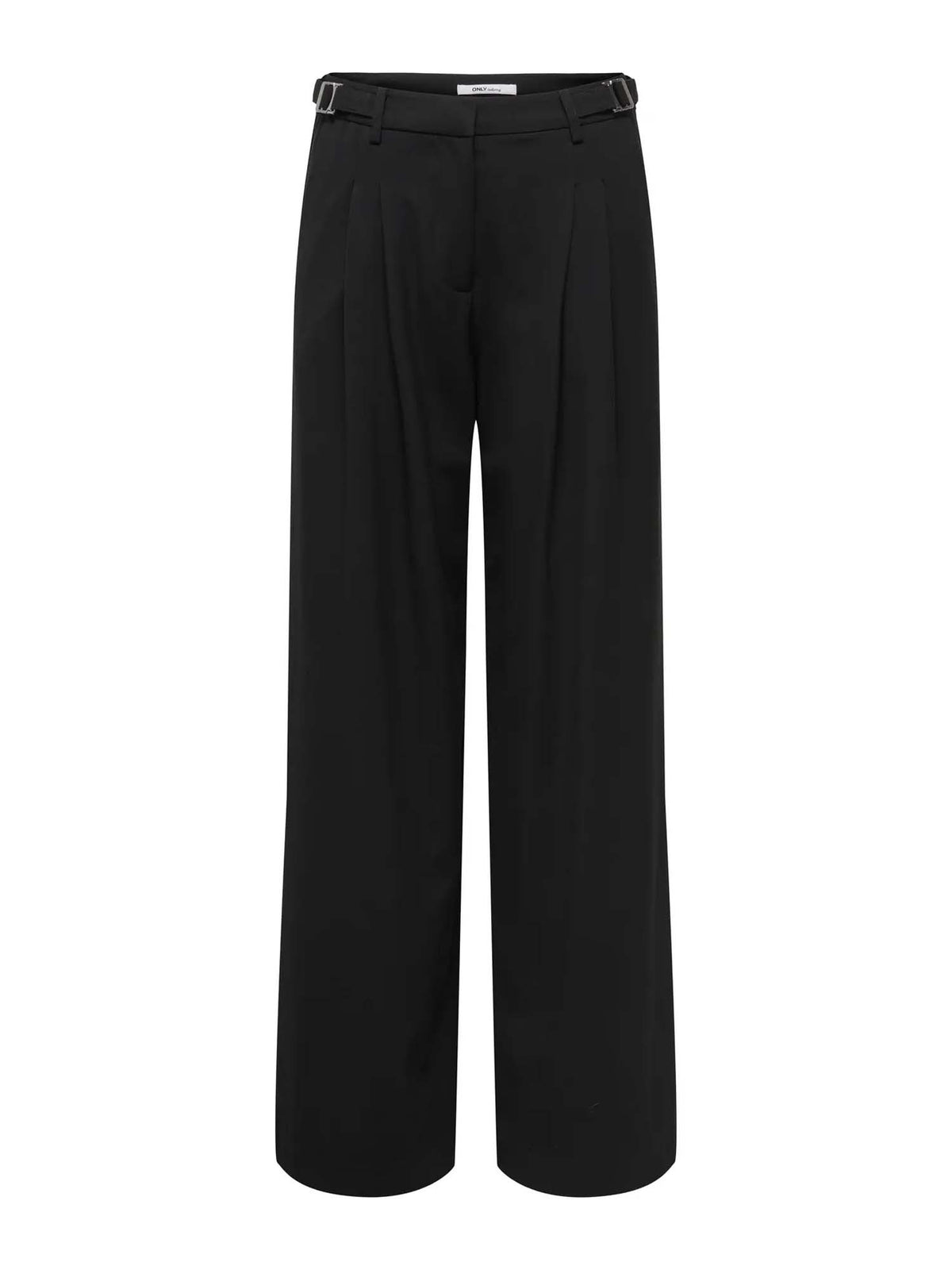 Only Onlmavis Hw Strap Wide Pant Tlr Nero