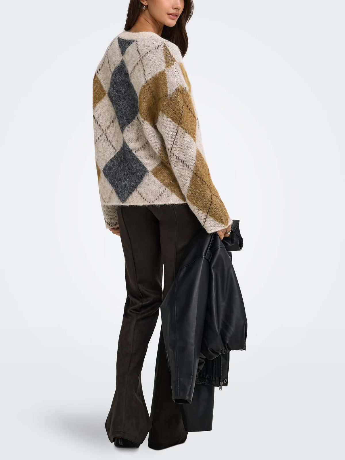 Only ONLNOEME Pullover Beige