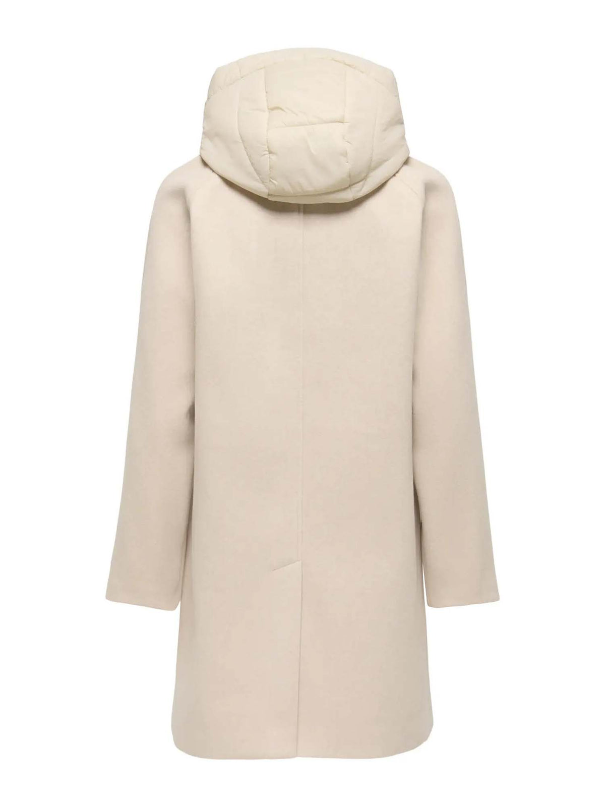 Only Onlbloom Hood Coat CS OTW Beige