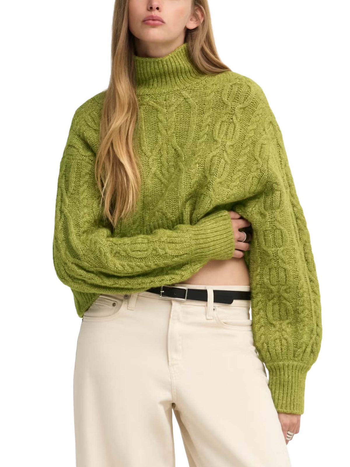 Only ONLHILDE Pullover Verde