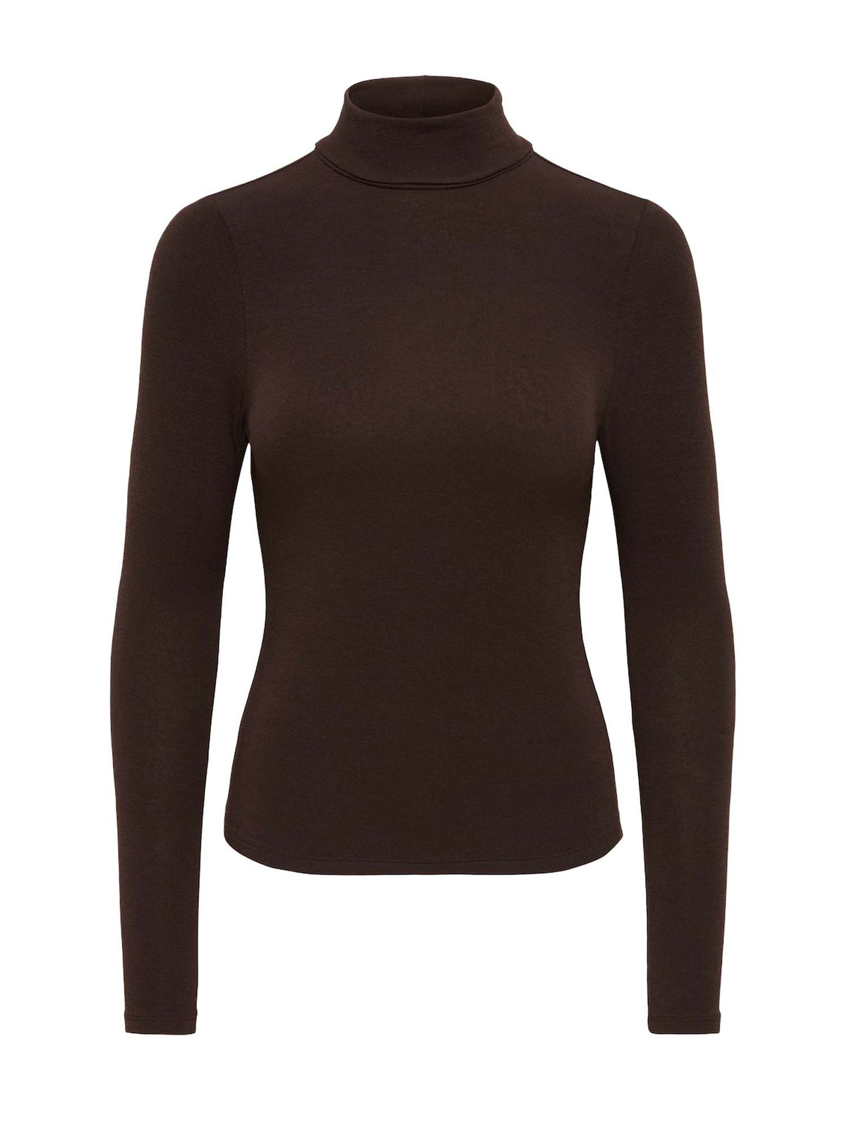 Only Onlglamour L/S Roll-Neck Top Jrs Noos Nero