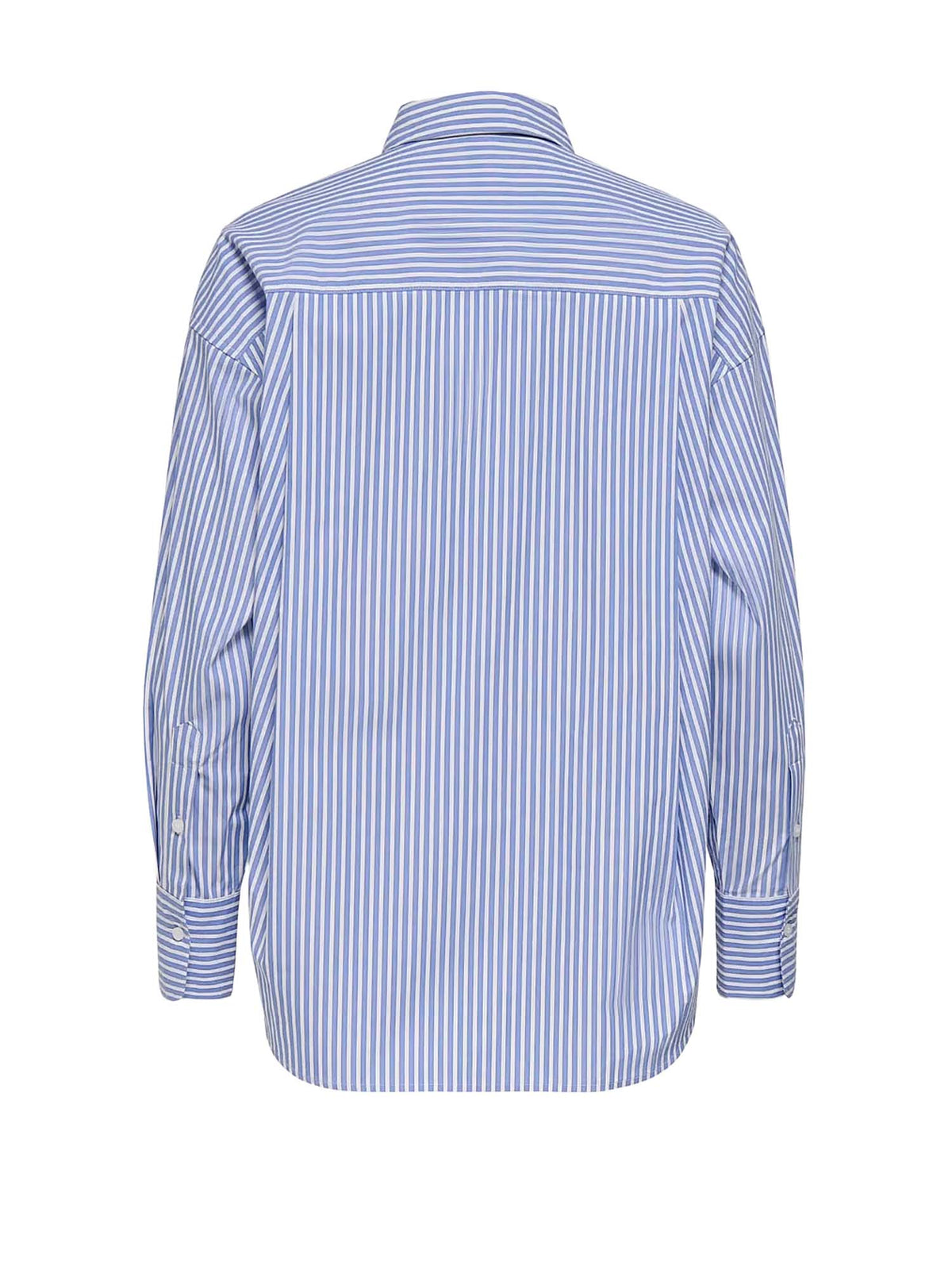 Only Onlvirana L/S Shirt Wvn Azzurro