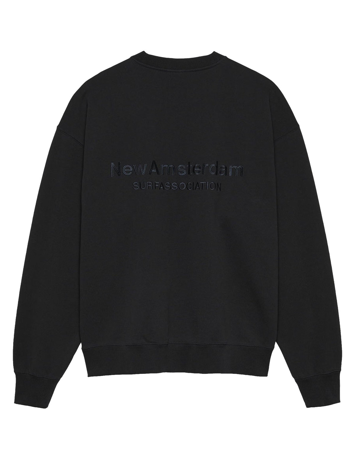 New Amsterdam Surf Association Logo Crewneck Nero