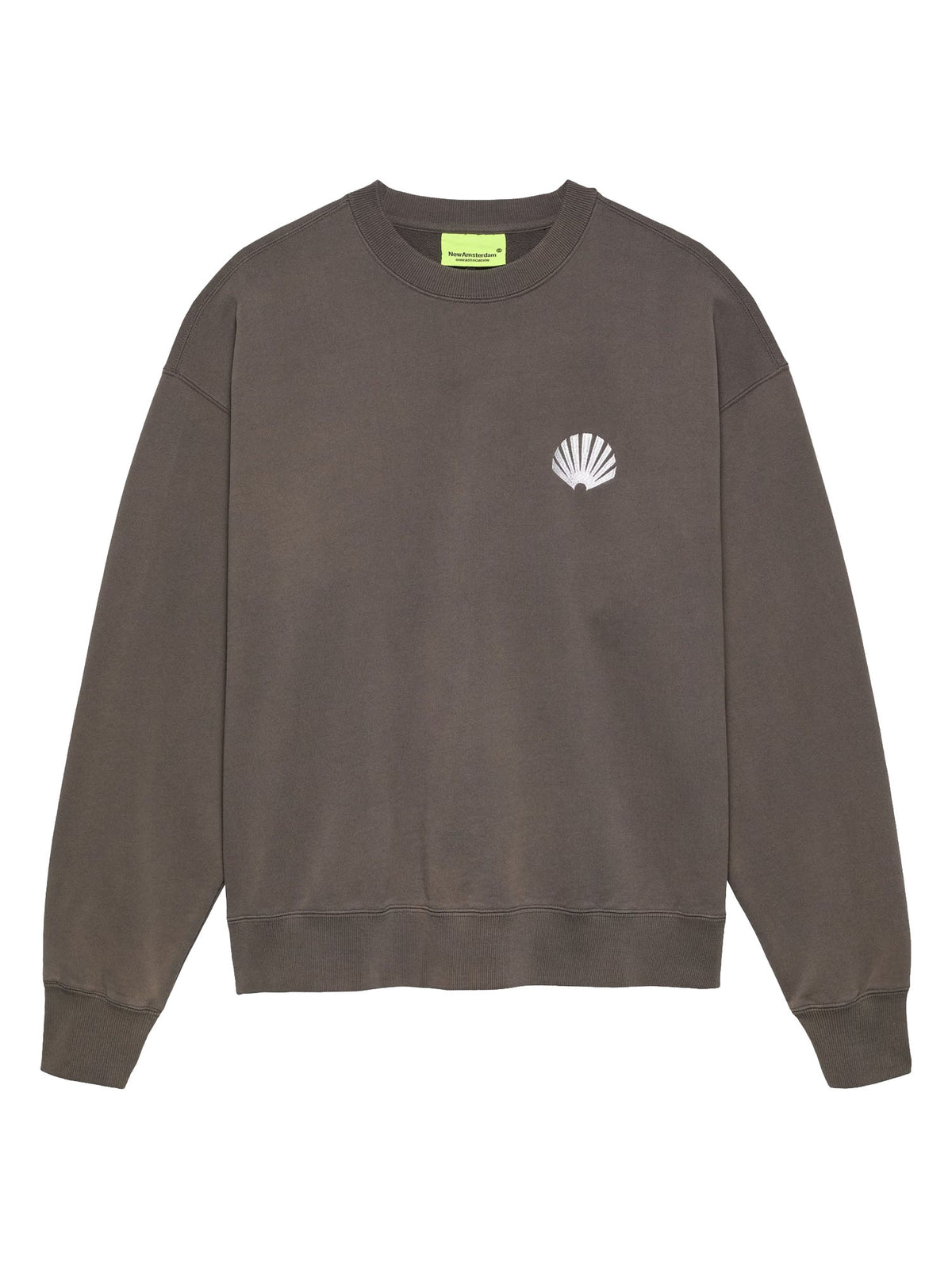 New Amsterdam Surf Association Logo Crewneck Falcon Bianco
