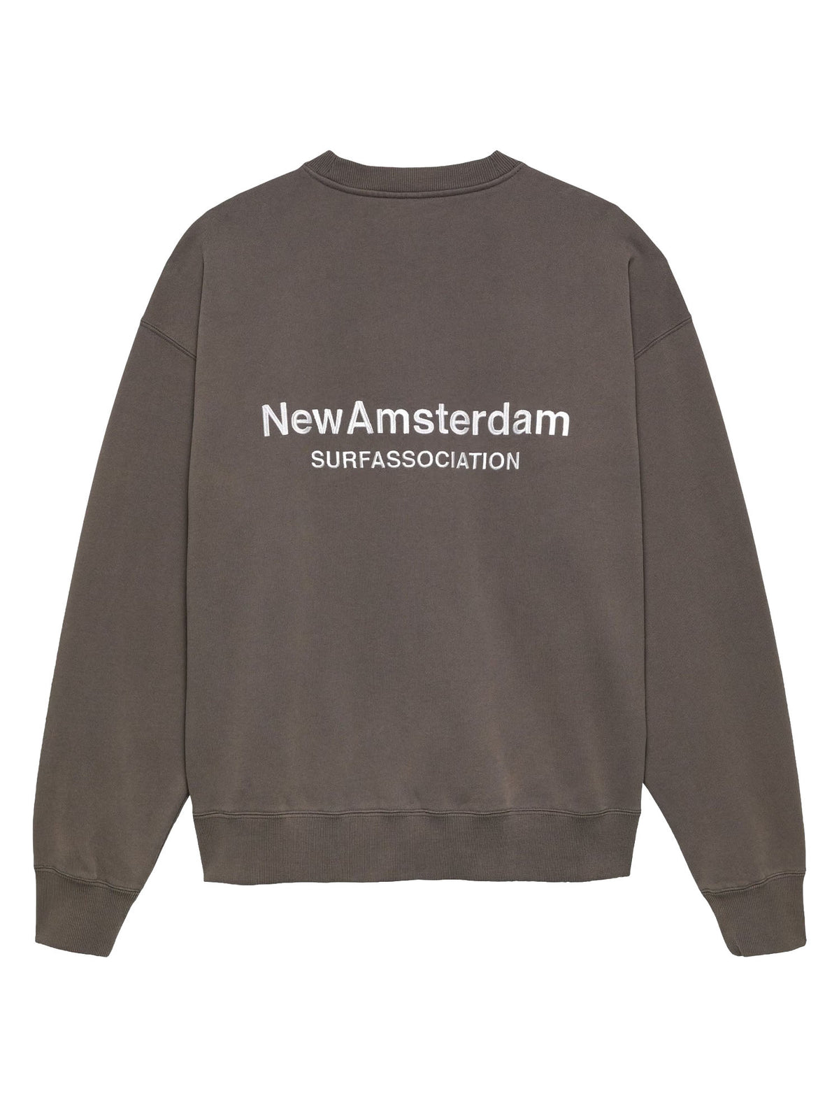 New Amsterdam Surf Association Logo Crewneck Falcon Bianco