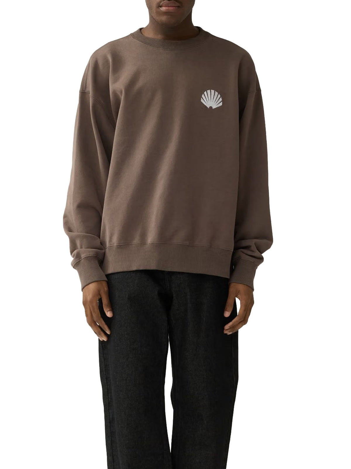 New Amsterdam Surf Association Logo Crewneck Falcon Bianco